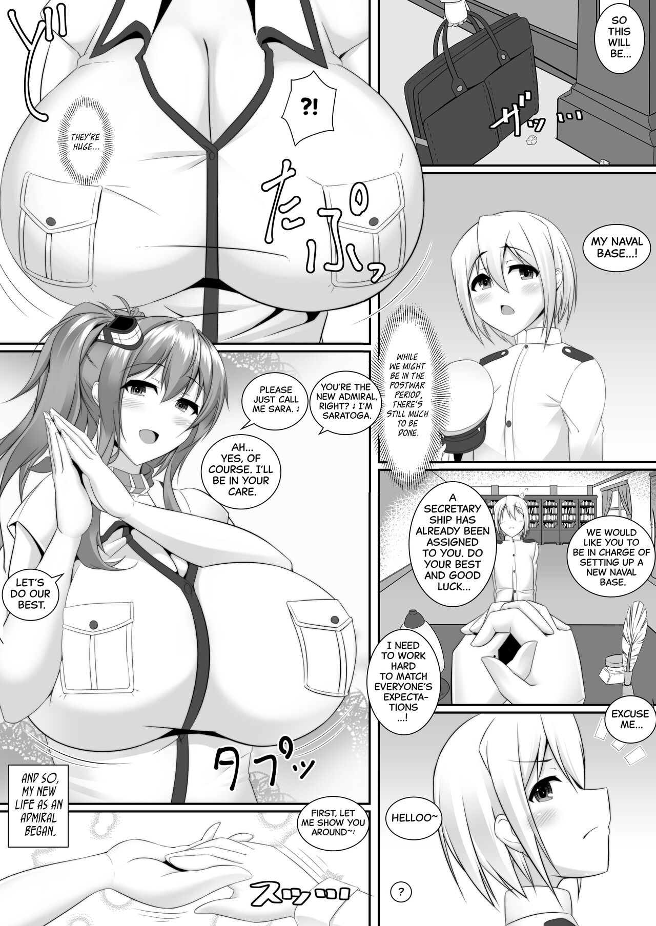 [IRON FIN (Tethubire)]Bote Colle 7 ~Twin Saratoga~ ~Dark Nipple Version~(Kantai Collection -KanColle-) [English] [Digital] Page 2