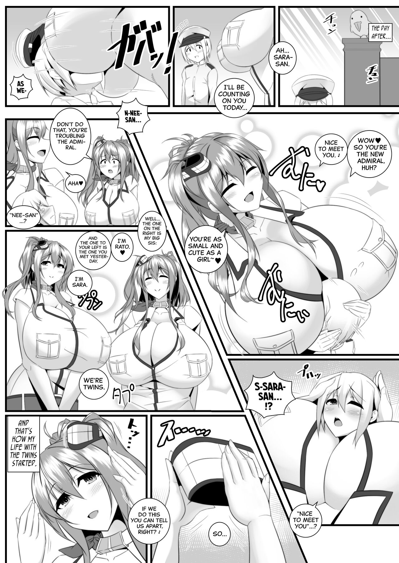 [IRON FIN (Tethubire)]Bote Colle 7 ~Twin Saratoga~ ~Dark Nipple Version~(Kantai Collection -KanColle-) [English] [Digital] Page 3