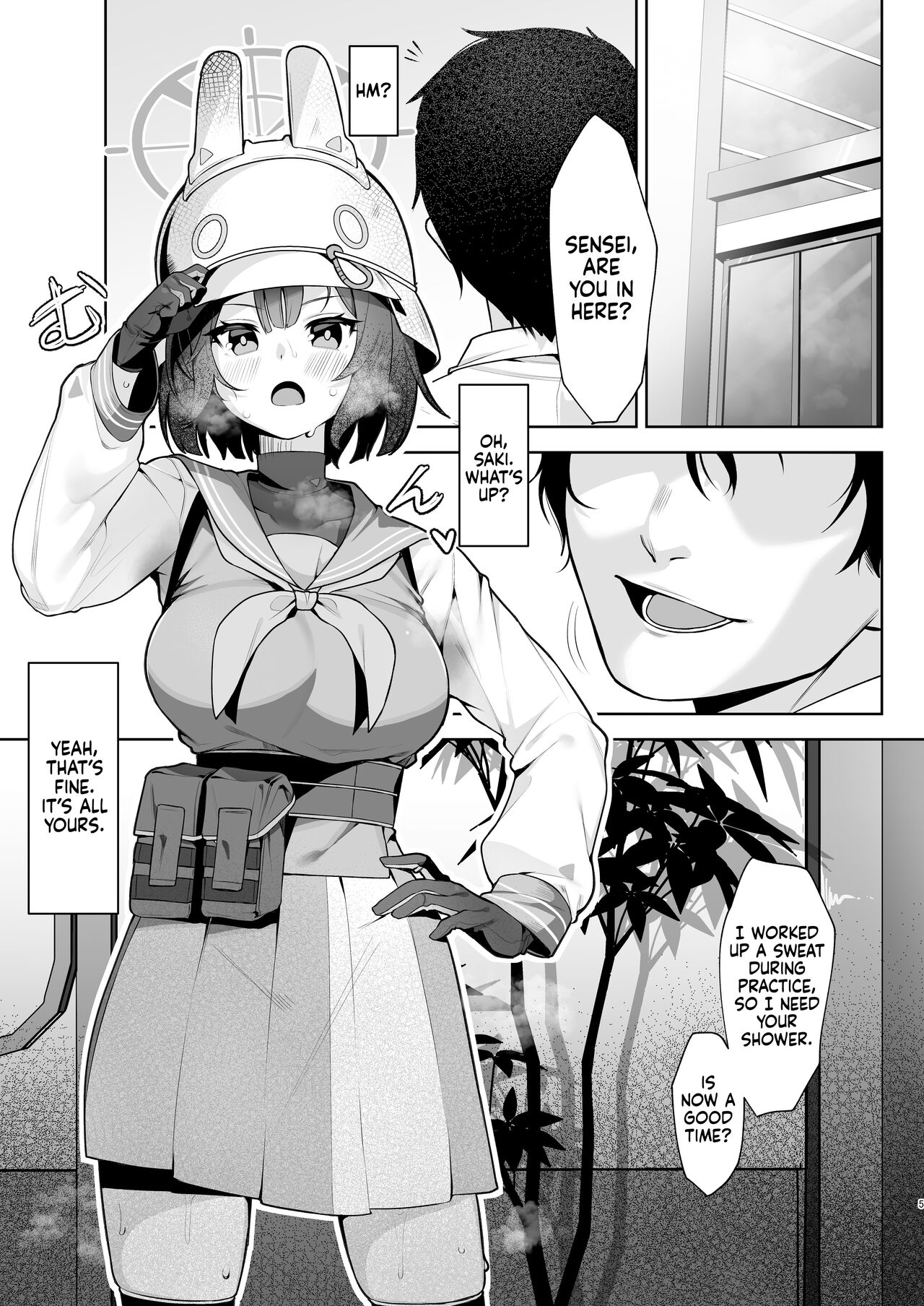 [Salty Dog. (Umashio)]Saimin Hiken Kiroku -Sorai Saki- | Hypnosis Experiment Record -Sorai Saki-(Blue Archive) [English] [Xzosk] [Digital] Page 4