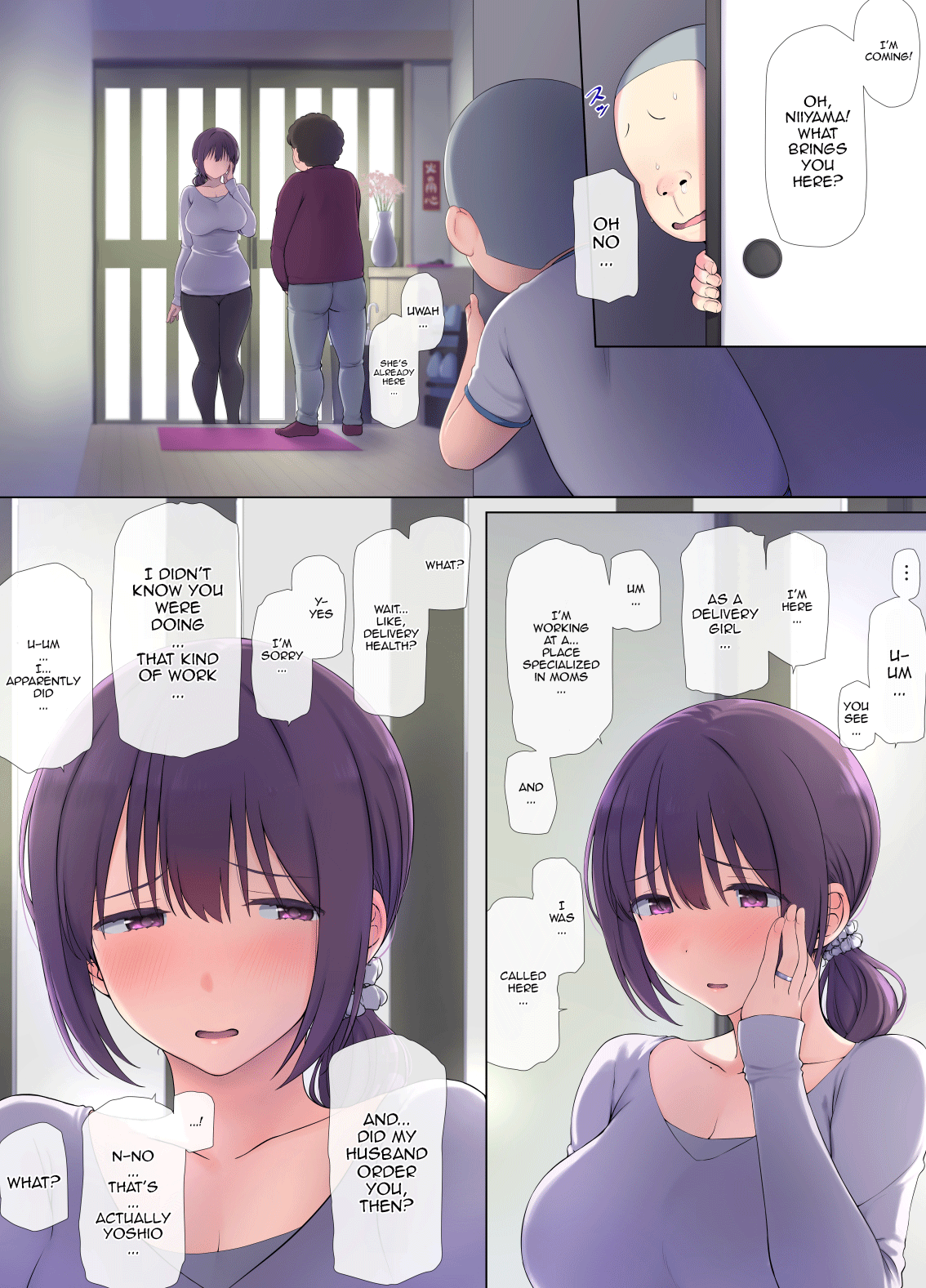 [K-Ten]Tomo Mama DeliHeal Appli de Akogare no Mama to Ippai H na Koto Shichao | I Got To Fuck Like Crazy With A Mother I Look Up To Using A Delivery Health App Specialized In Friends' Moms[English] {Doujins.com} Page 16