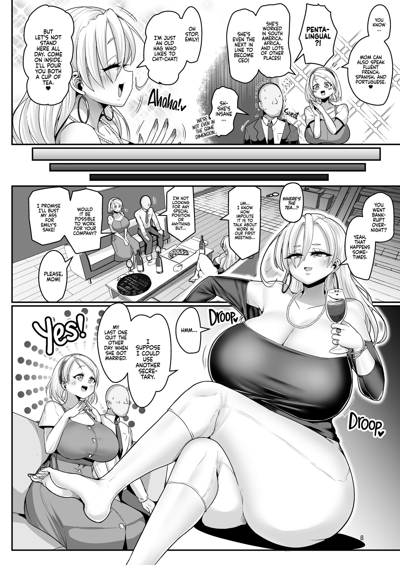 [Shinshunshantonshou (Bukatsu)]H Daisuki Kinpatsu Hakujin Bakunyuu Ryuugakusei ga Tonari no Heya ni Hikkoshite Kita!! 2 | A Nymphomaniac Blonde Exchange Student with Gigantic Tits Moved in Next Door!! 2[English] {2d-market.com} [Decensored] [Digital] Page 9