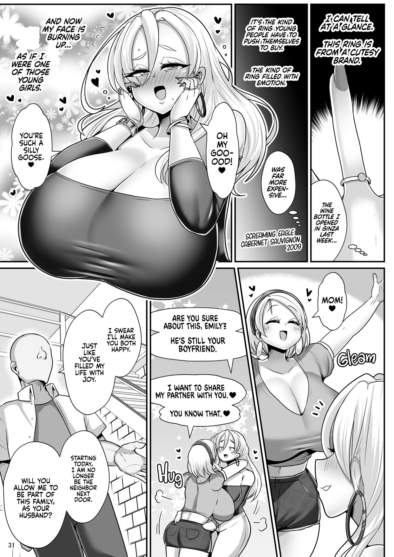 [Shinshunshantonshou (Bukatsu)]H Daisuki Kinpatsu Hakujin Bakunyuu Ryuugakusei ga Tonari no Heya ni Hikkoshite Kita!! 3 ~ | A Nymphomaniac Blonde Exchange Student with Gigantic Tits Moved in Next Door!! 3[English] {2d-market.com} [Decensored] [Digital] Page 32