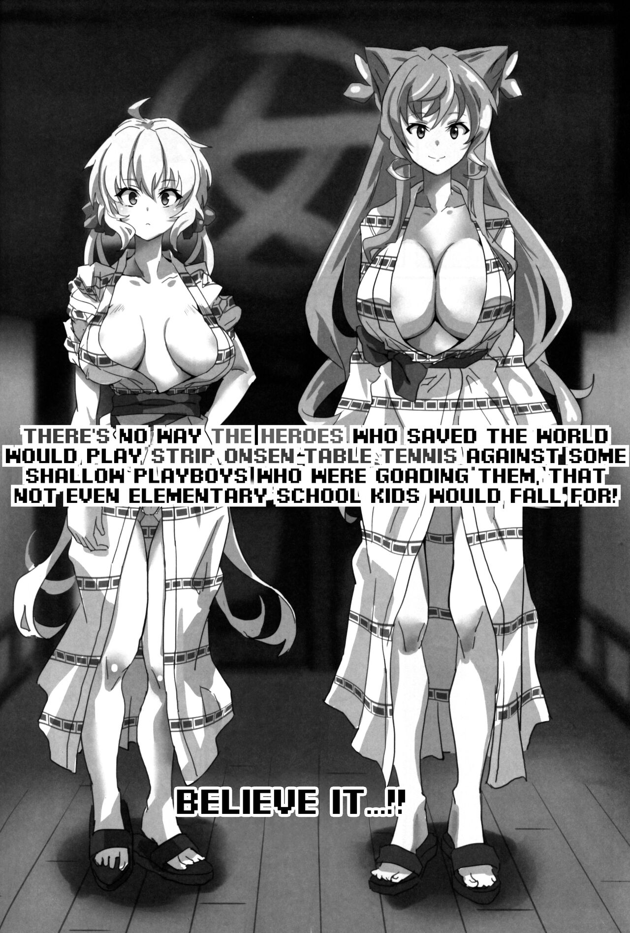 (C96) [Denshiko! (Outotsu Den)]Bakunyuu Yukata Yureyure Onsen Takkyuu Memoria(Senki Zesshou Symphogear) [English] Page 3