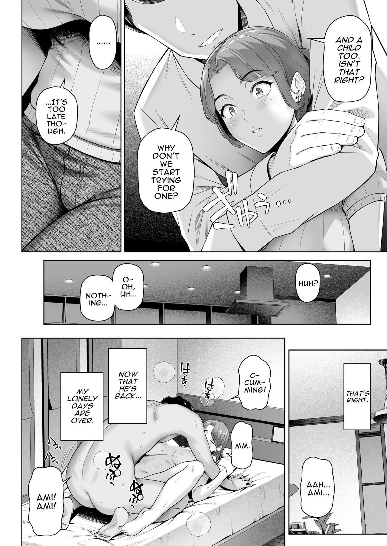 [Shirano Jin]Gokinjou-san wa Ueta Hitozuma | My Neighbor is a Hungry Milf[English] [Darg777 Translations] Page 38