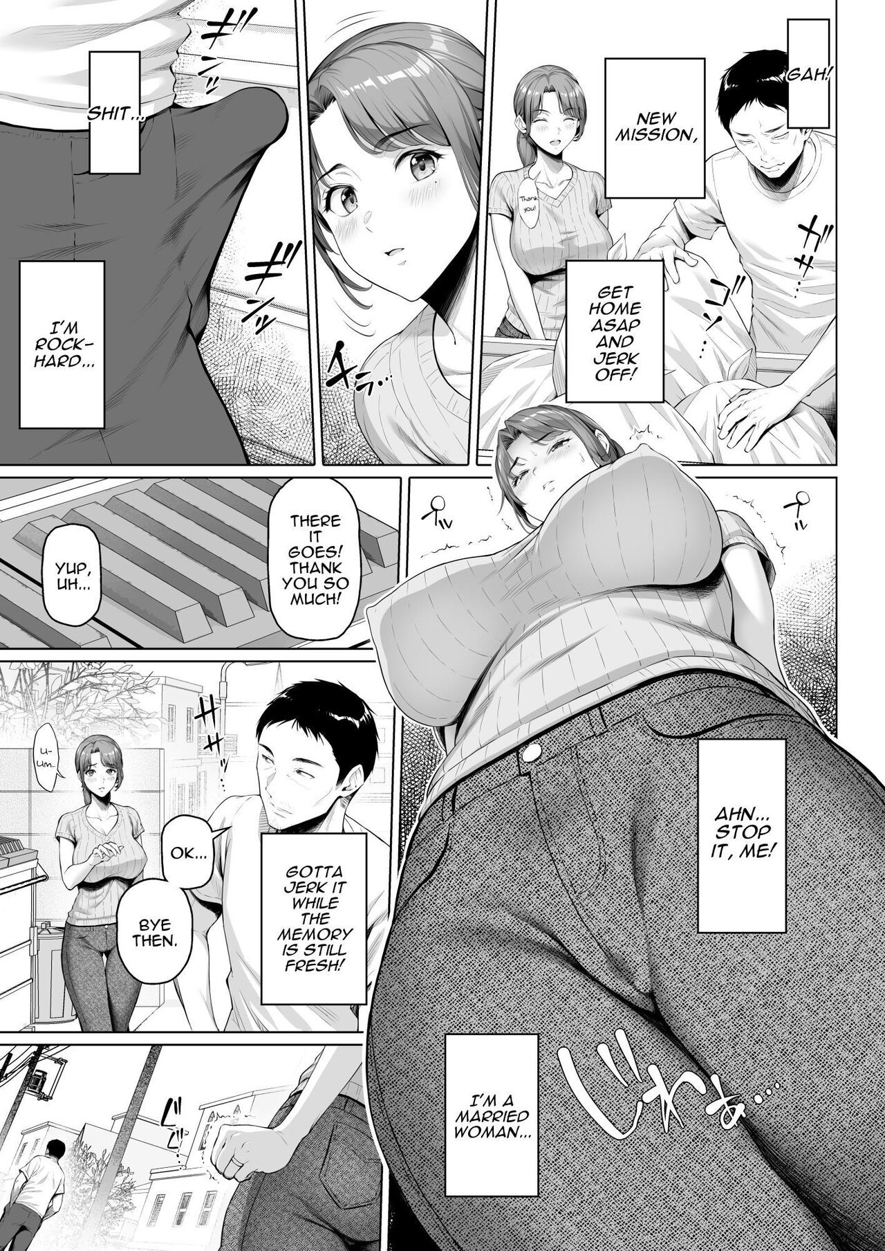 [Shirano Jin]Gokinjou-san wa Ueta Hitozuma | My Neighbor is a Hungry Milf[English] [Darg777 Translations] Page 7