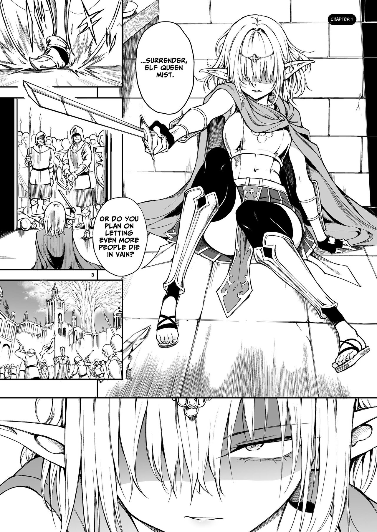 [Kyockchokyock (Kyockcho)]ELF Education. -Boukoku no Mist- | Elf Education -Mist, from the fallen country-[English] [Benri] [Digital] Page 3