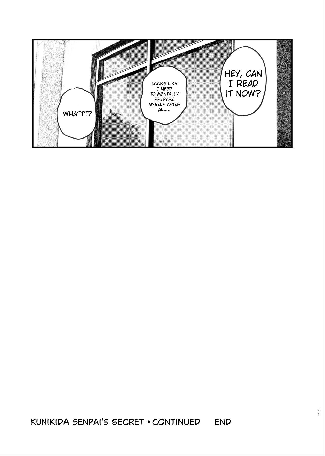 [Momojiru Teien (Momokumo)]Zoku Kunikida Senpai no Kakushigoto | Kunikida Senpai's Secret ・Continued[English] [Digital] Page 40