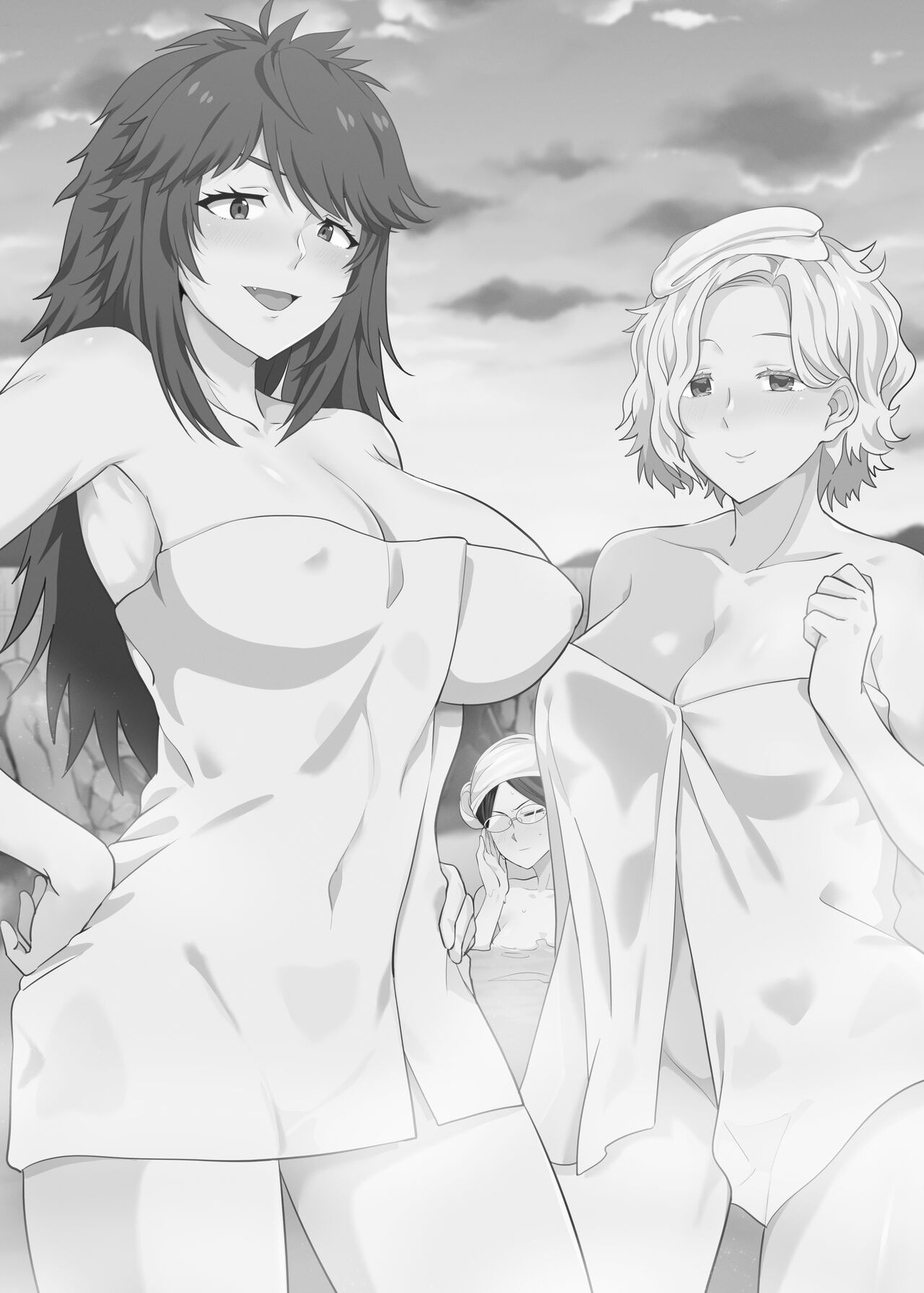 [Nikoushikou (Nekosaki Aoi)]與小智的媽媽們溫泉旅行啦! | Going On A Hotspring Trip With Tomos Mom And Her Friends!(Tomo-chan wa Onnanoko!) [English] [Digital] Page 2