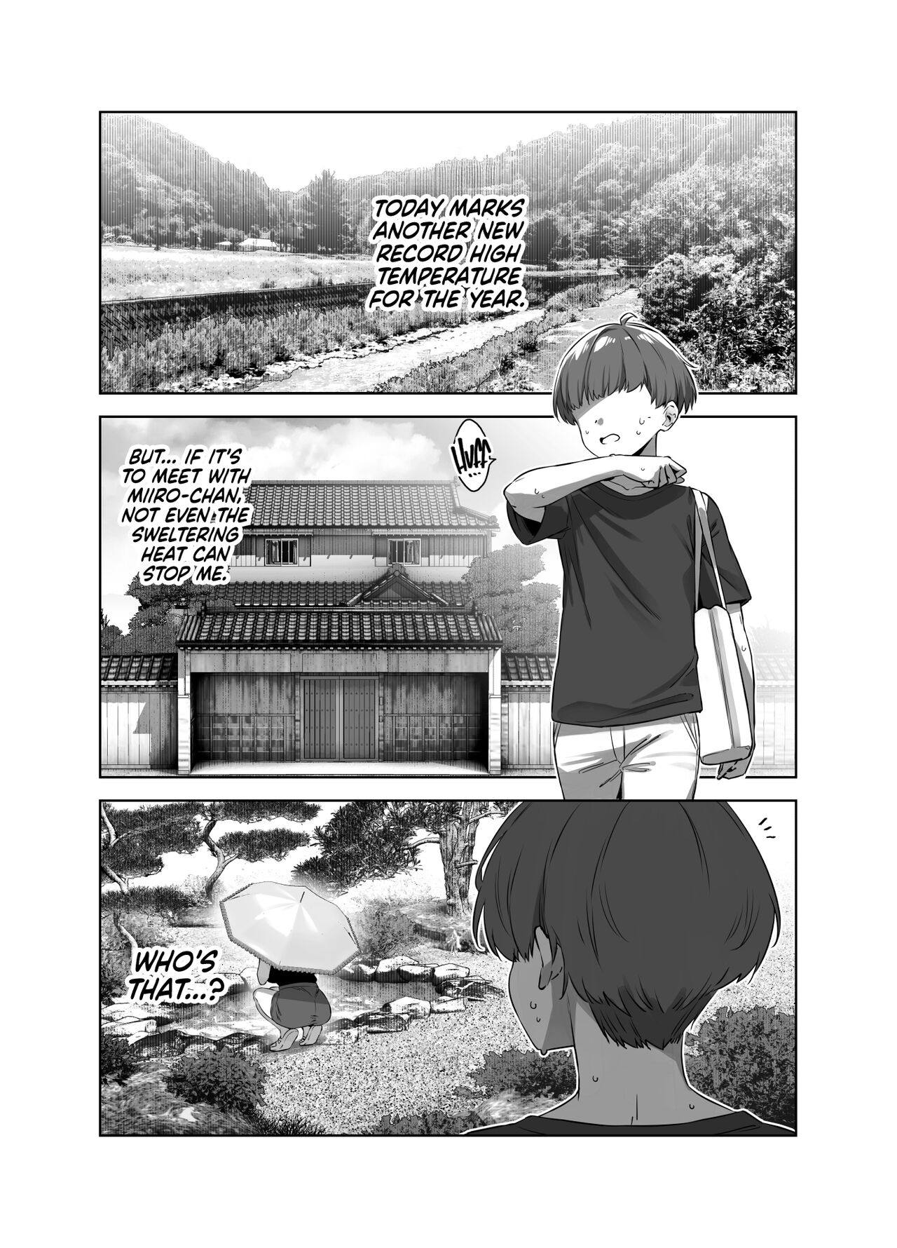 [Σ-Arts (Mikemono Yuu)]Natsu to Inaka to Yuuwaku shite kuru Dekkai Oshiego 2 | Summertime in the Countryside With The Huge Student Seducing Me 2[English] [RedLantern] [Digital] Page 4