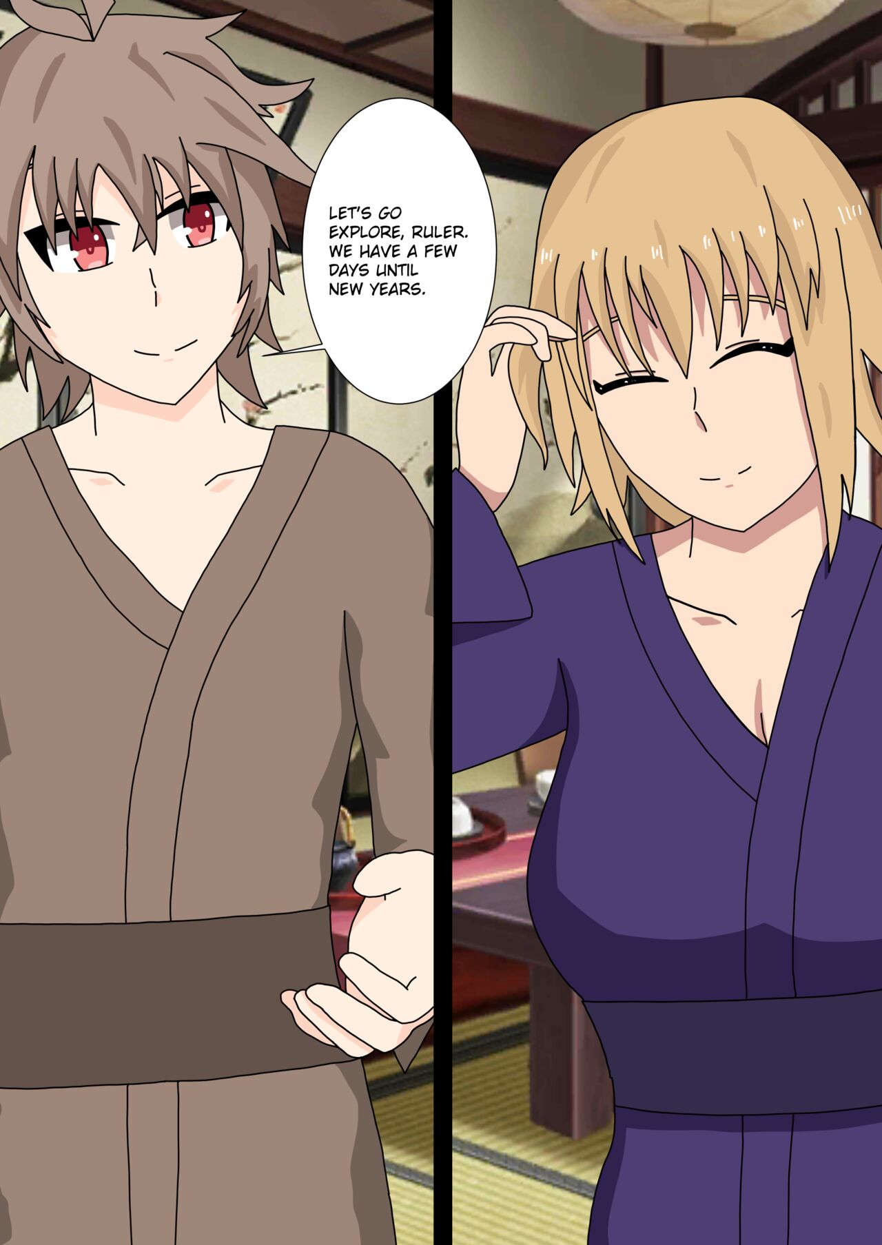 [Luftux]The Saint’s New Years’ Miracle(Fate/Grand Order) Page 5