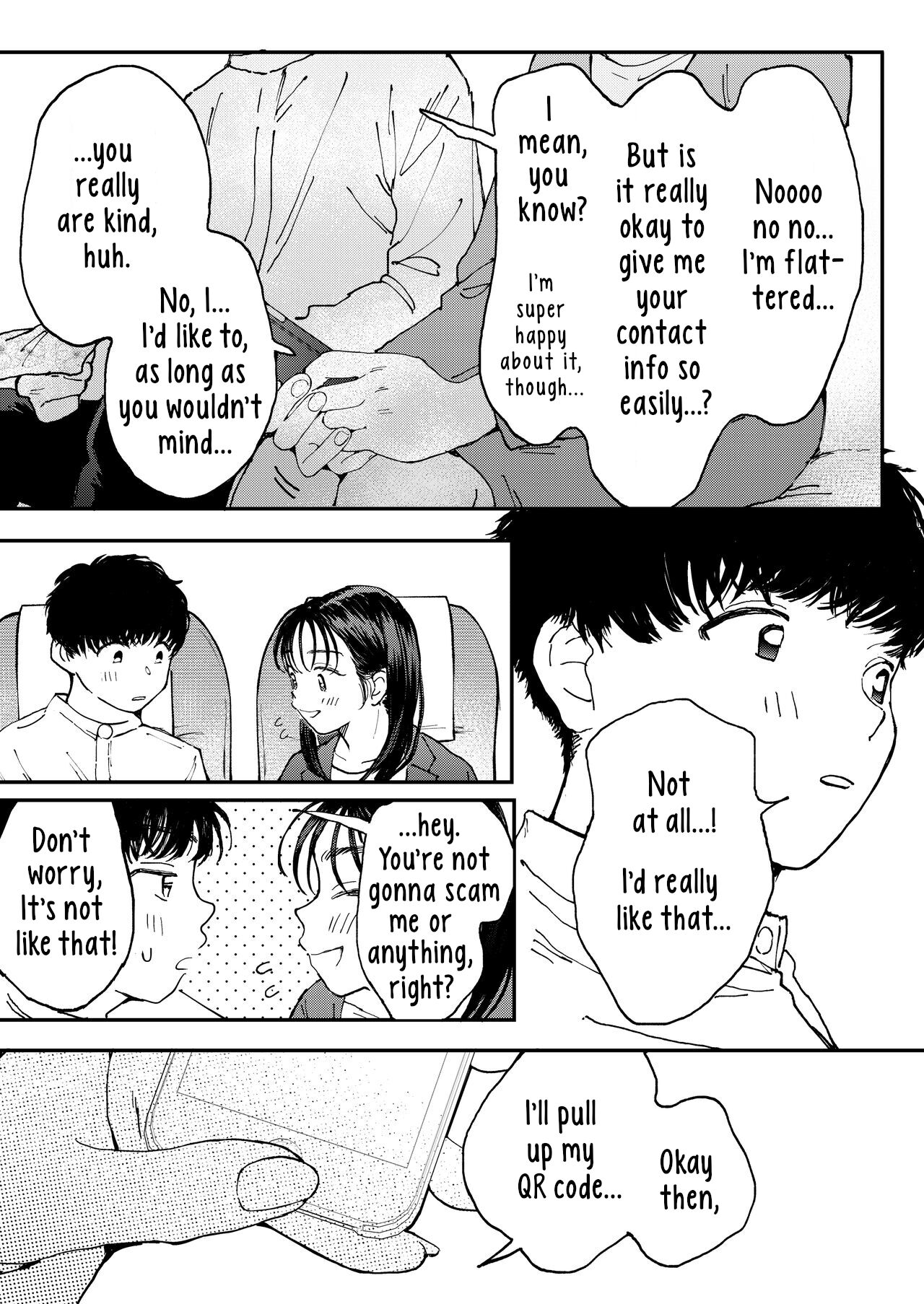 [Denbu Momo]Muramura OL-san wa Hikouki no Naka demo Seiyoku o Mitashitai | Horny OL-san, even on an Airplane, Wants To Satisfy Her Sexual Desires[English] [Digital] Page 10
