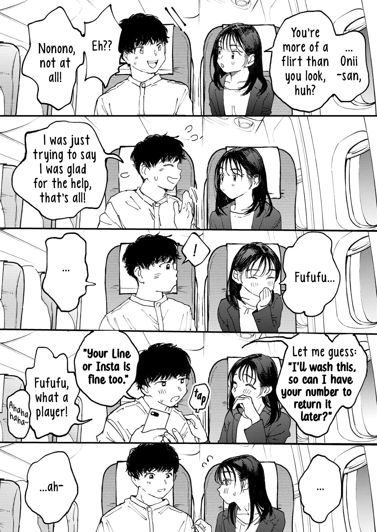 [Denbu Momo]Muramura OL-san wa Hikouki no Naka demo Seiyoku o Mitashitai | Horny OL-san, even on an Airplane, Wants To Satisfy Her Sexual Desires[English] [Digital] Page 8