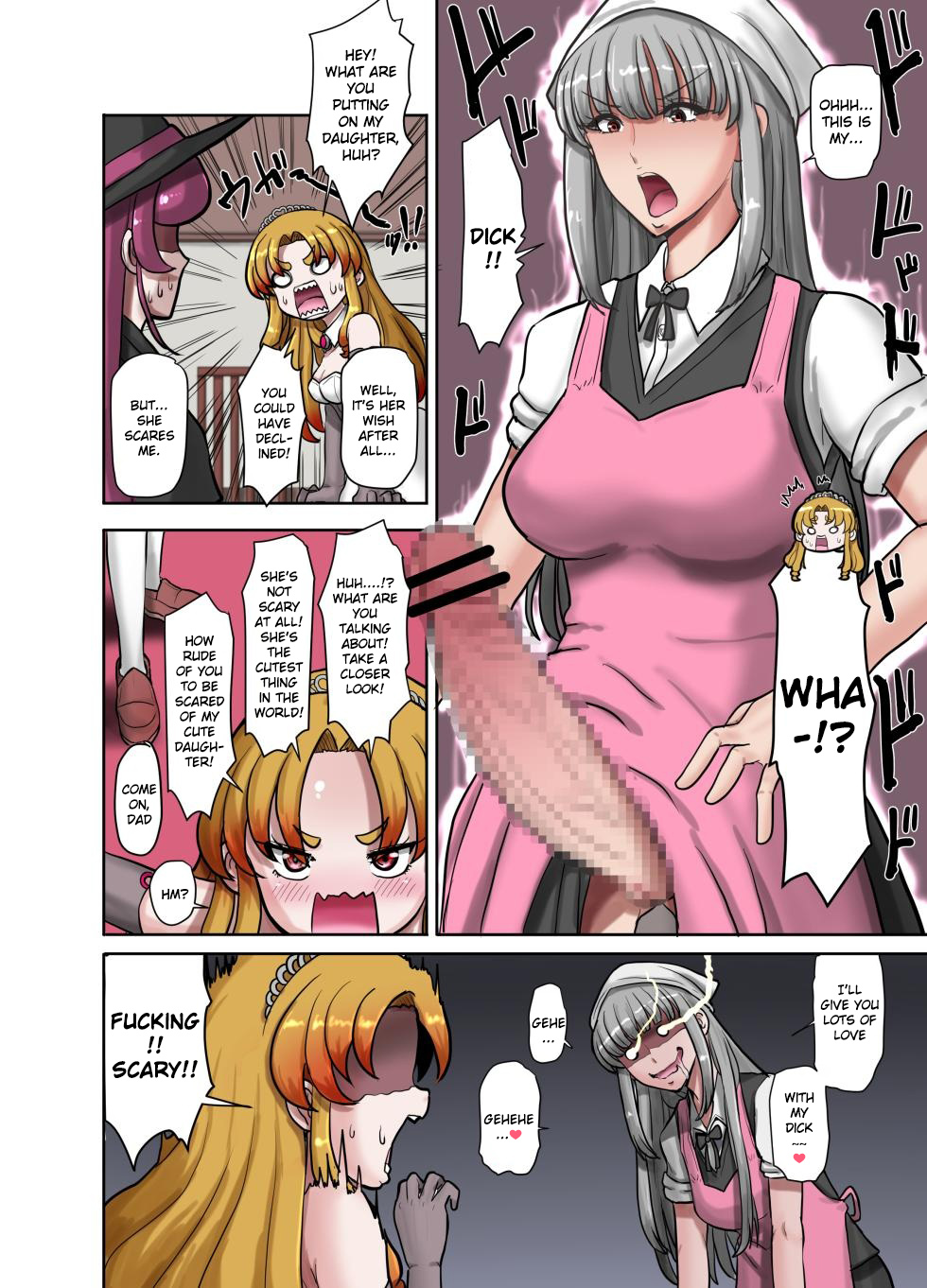 [TS-ya]Nyotaika Douwa Papaderella ~ Papa Suki Musume wa Nyotaika Papa o Haramasetai[English] Page 7