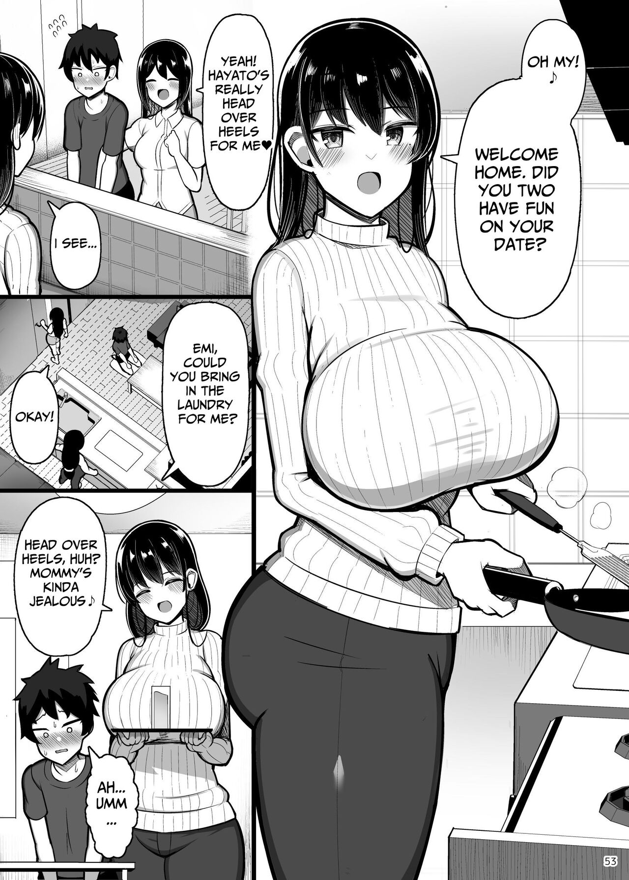 [Fly Dish (Jakko)]Onee-chan to, Mama to, Honki Koubi. II | Genuine Copulation with Older Girls & MILFs 2[Digital] [English] [tsuyoshi] [Digital] Page 53
