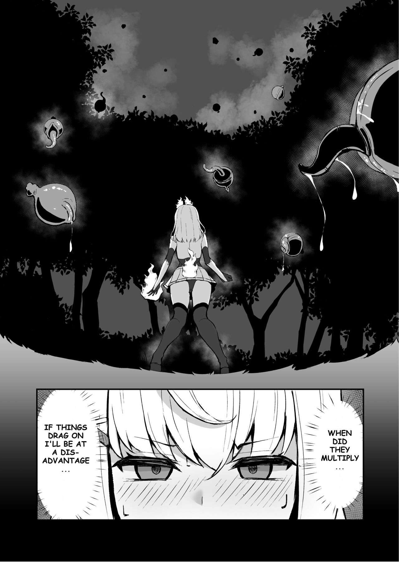 [Tamasushi (Shiratama)]Joukyuujutsushi ga Shokushu Suit de Youma ni Haika Sareru Hanashi | A High-ranked Exorcist Gets Defeated By An Apparition In A Tentacle Suit[English] [Fallen Games] Page 13
