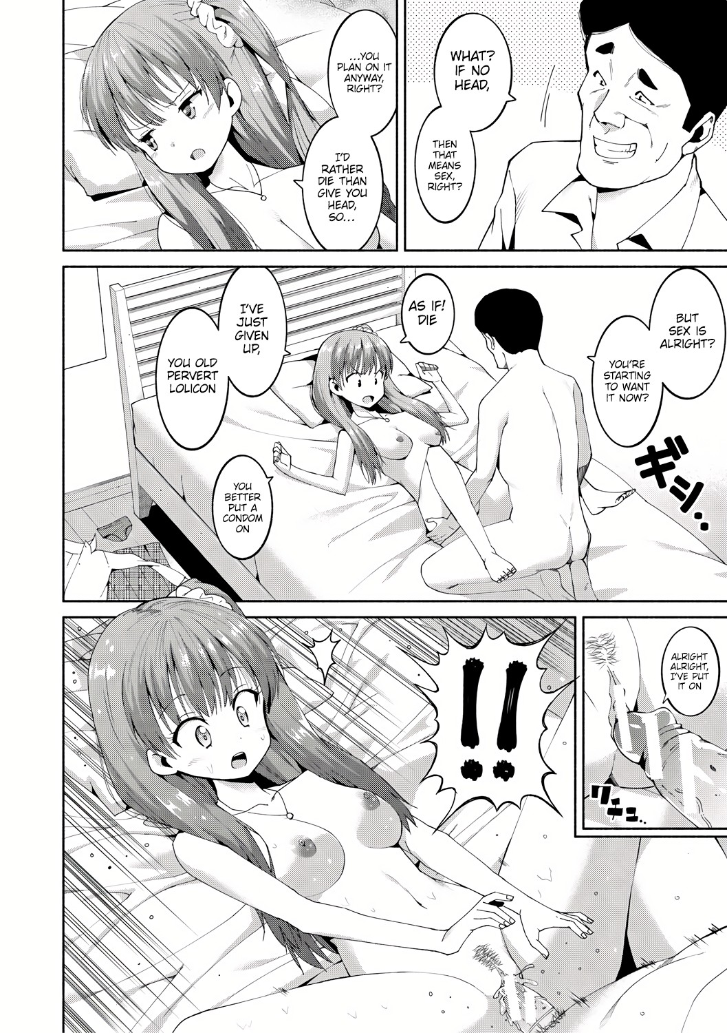 [Harami]Shoplifting JK Punishment Sex(Watashi-tachi, Nenchaku Otona Piston ni Dohamari Shichaimashita....) [Digital] [English] [Platinum Crown] Page 14