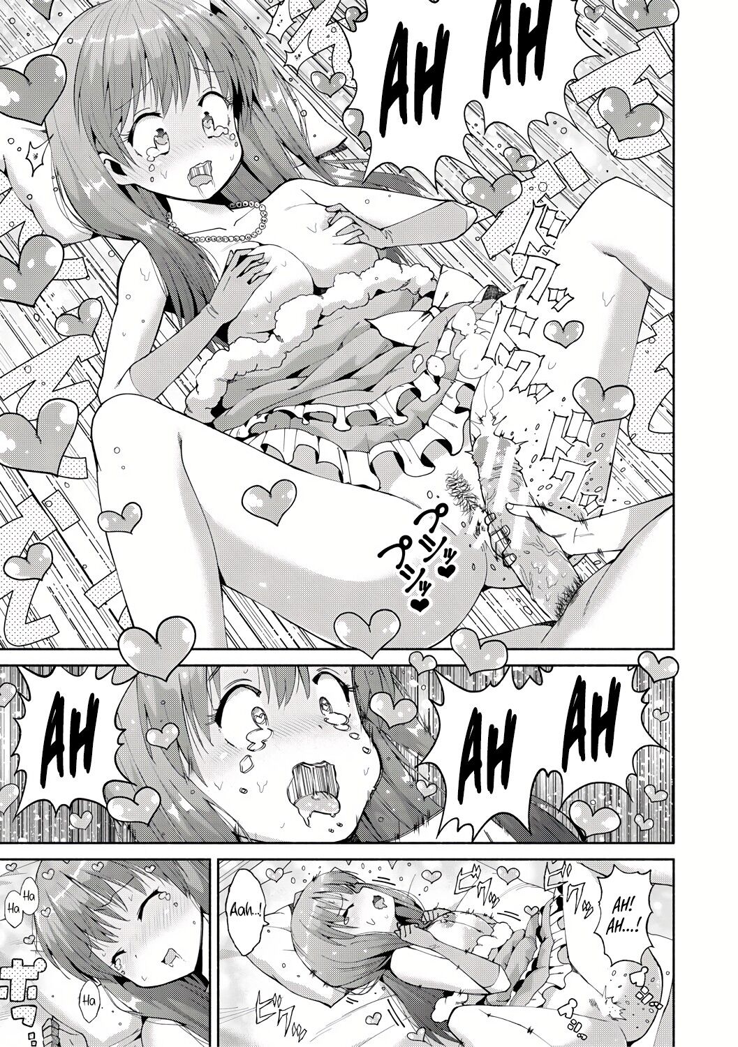 [Harami]Shoplifting JK Punishment Sex(Watashi-tachi, Nenchaku Otona Piston ni Dohamari Shichaimashita....) [Digital] [English] [Platinum Crown] Page 25