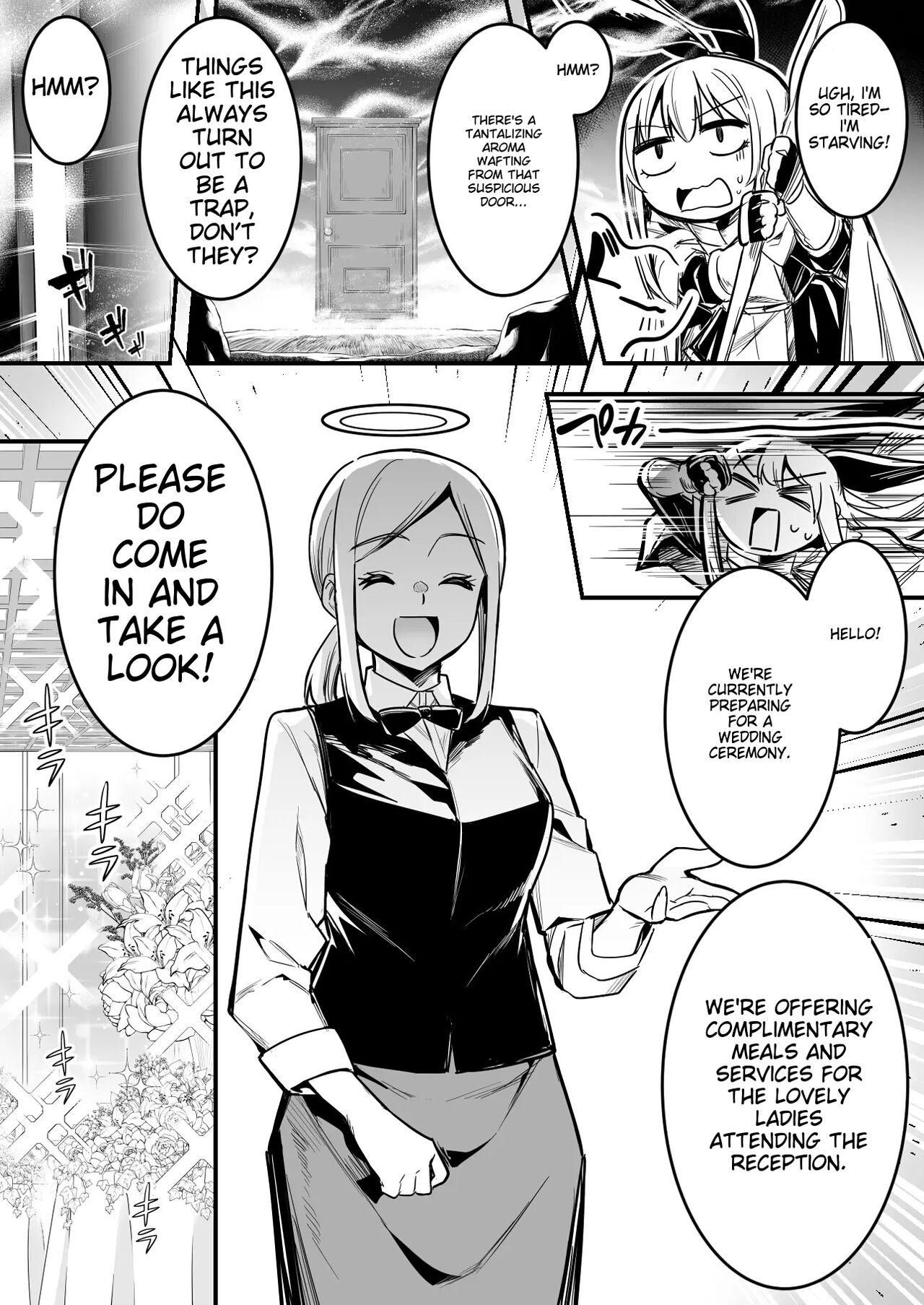 [Lefthand]Sennou Kekkonshiki de Sennou Sarete Shimai, Dorei Tsuma to Natte Botebara Kekkonshiki o Ageru Boukensha-chan | An adventurer who was brainwashed at a brainwashing wedding, became a slave wife, and held a wedding in an angry manner[English] Page 1