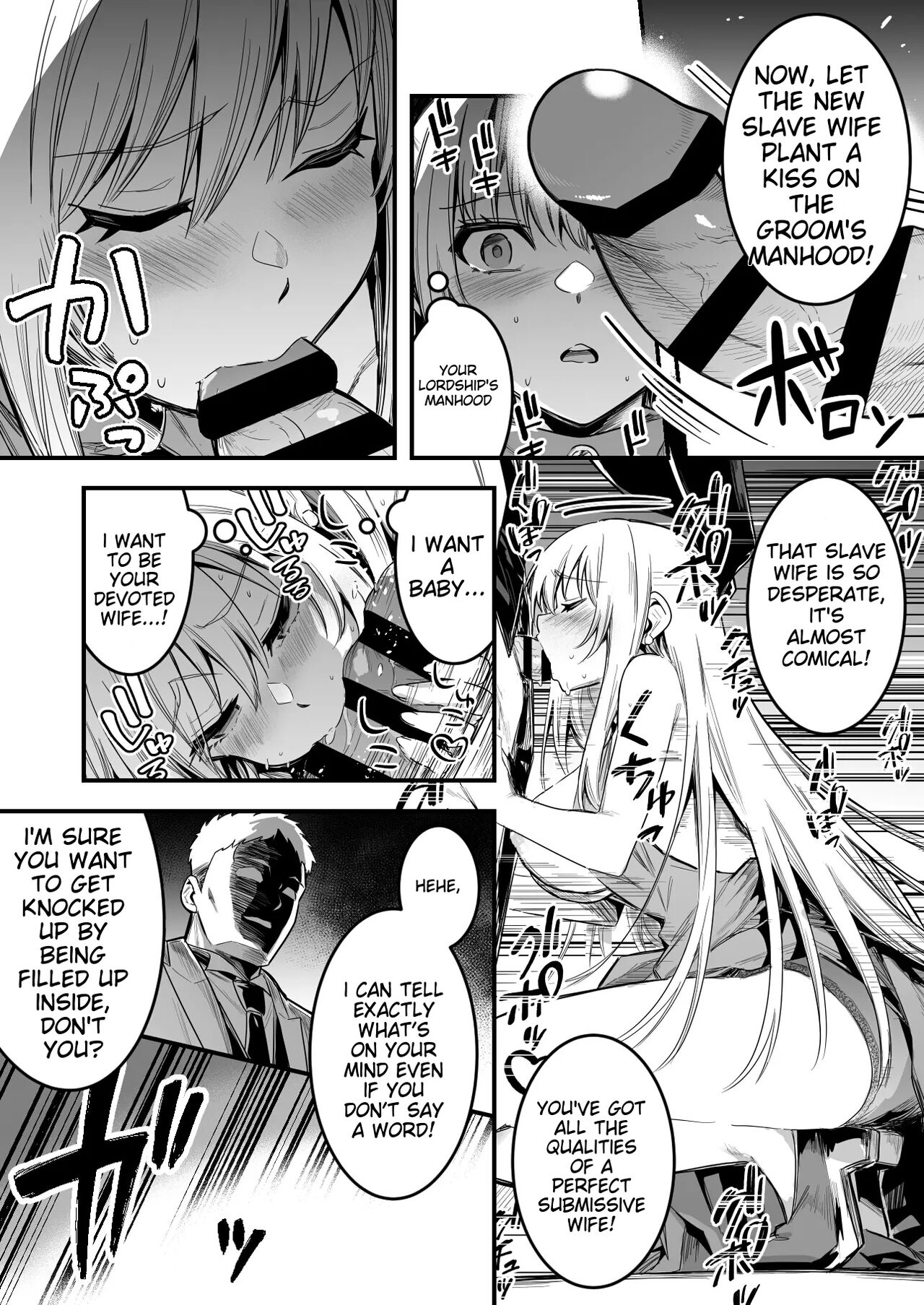 [Lefthand]Sennou Kekkonshiki de Sennou Sarete Shimai, Dorei Tsuma to Natte Botebara Kekkonshiki o Ageru Boukensha-chan | An adventurer who was brainwashed at a brainwashing wedding, became a slave wife, and held a wedding in an angry manner[English] Page 4