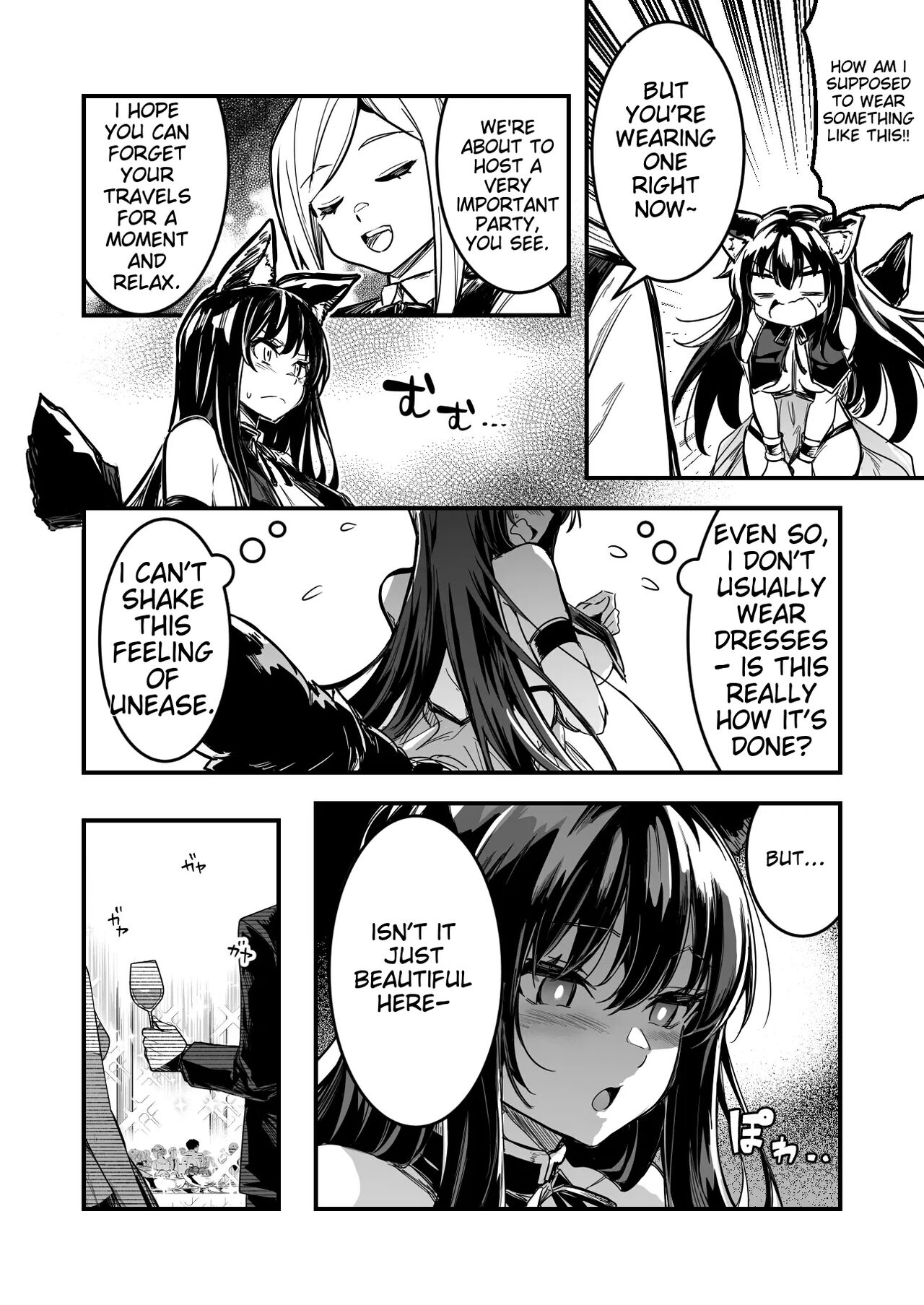 [Left Hand]Swordsman-chan is lured into a dungeon by Adventurer-chan, forced to wear a costume that has a brainwashing effect, and becomes a slave wife Page 4