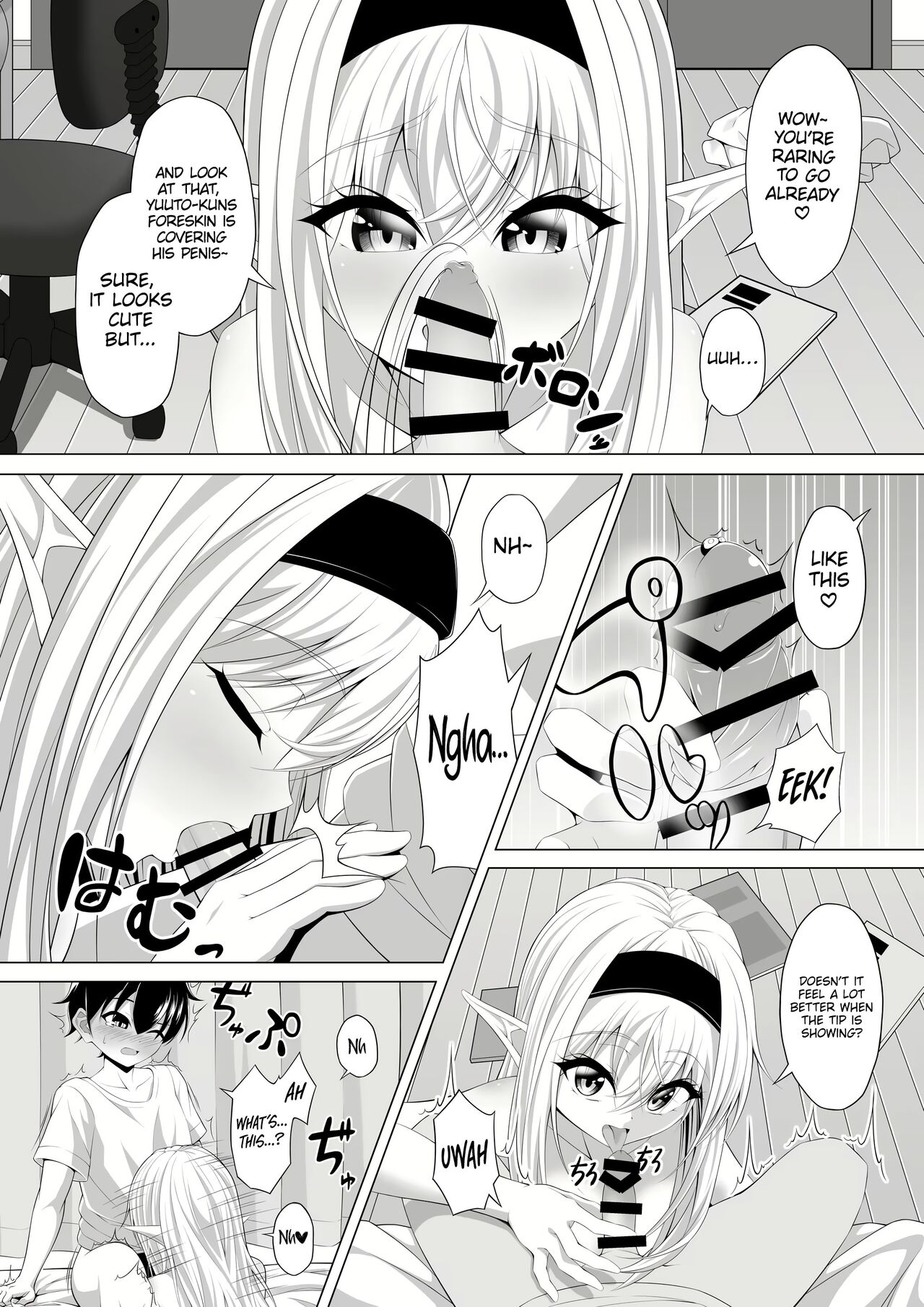 [Okashi Koujou]Shotacon Succubus ga Konomi no Ko o Neratte OneShota! | A Oneshota Where a Shotacon Succubus Targets a Boy She Took a Liking To[English] [Platinum Crown] Page 20
