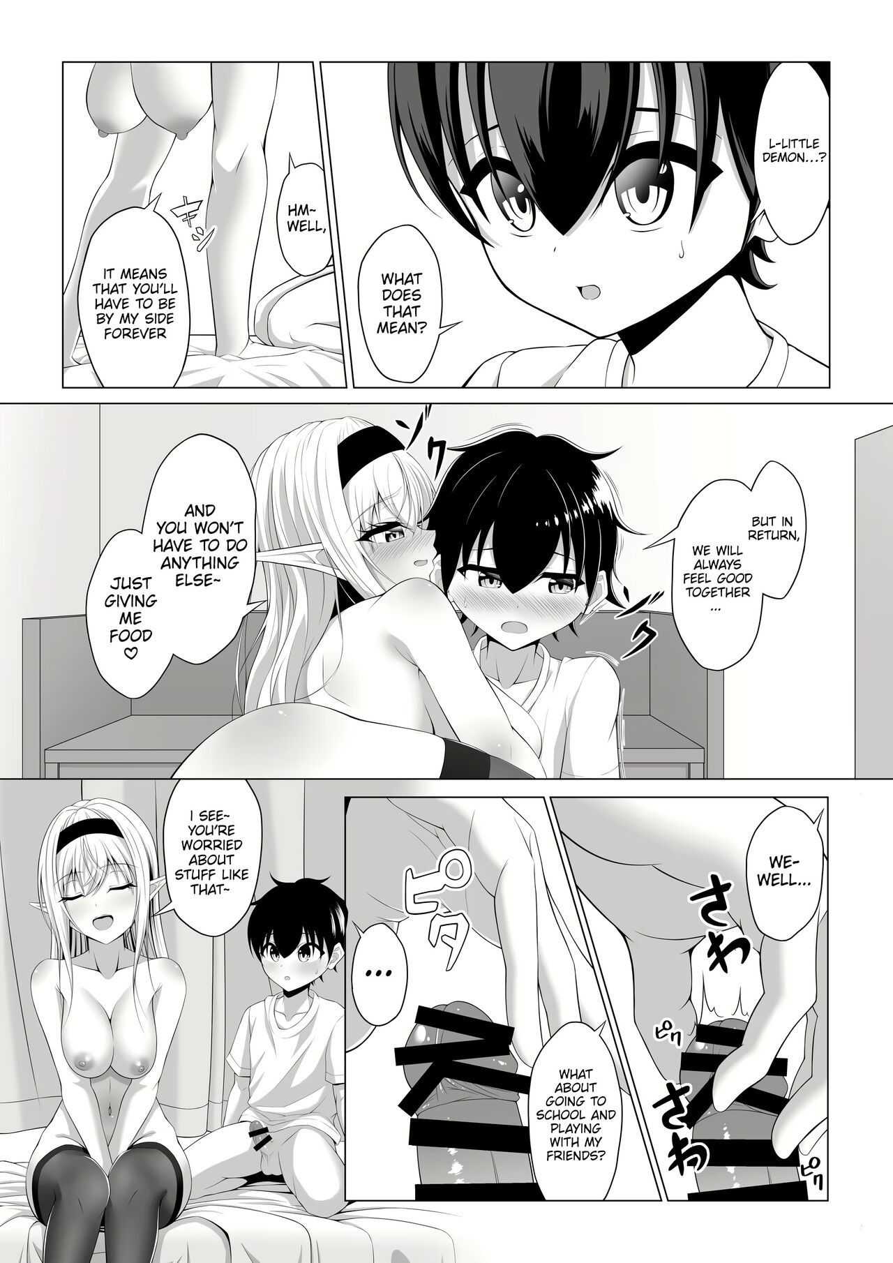 [Okashi Koujou]Shotacon Succubus ga Konomi no Ko o Neratte OneShota! | A Oneshota Where a Shotacon Succubus Targets a Boy She Took a Liking To[English] [Platinum Crown] Page 25