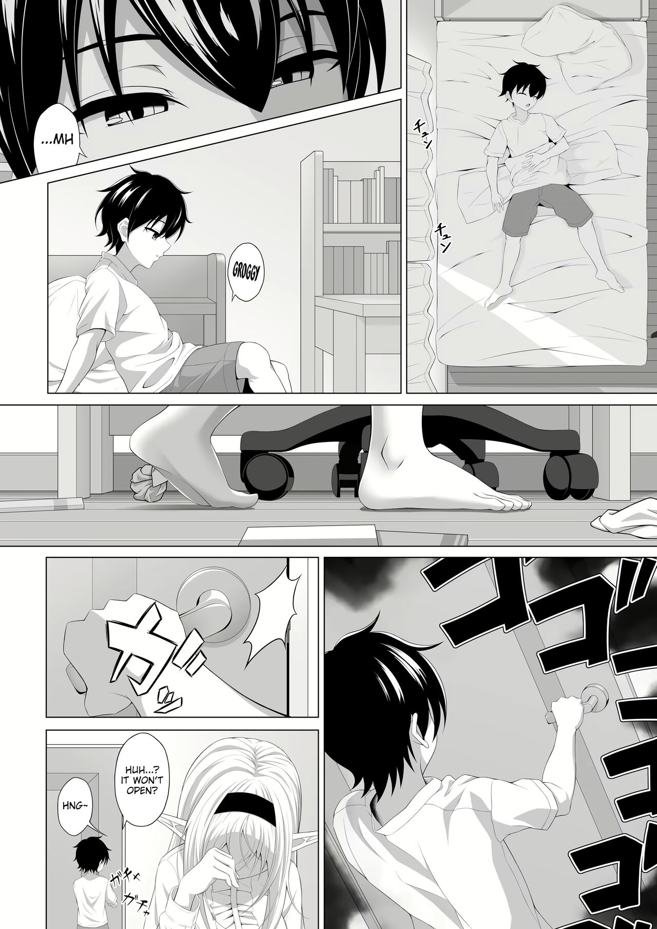 [Okashi Koujou]Shotacon Succubus ga Konomi no Ko o Neratte OneShota! | A Oneshota Where a Shotacon Succubus Targets a Boy She Took a Liking To[English] [Platinum Crown] Page 8