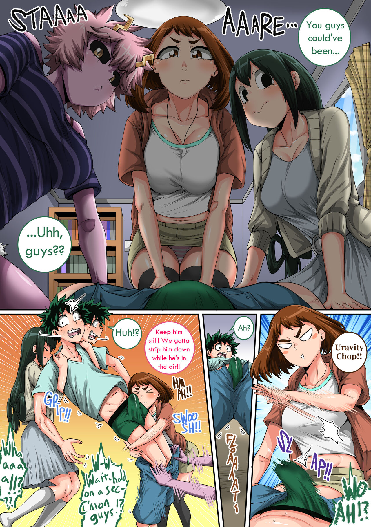[Juicebox Koujou (Juna Juna Juice)]Boku no Harem Academia Ch. 8: Kanojo-tachi no Kesshin (Zenpen) | Boku no Harem Academia Ch. 8: Kanojo-tachi no Kesshin (Zenpen) | Boku No Harem Academia Ch. 8: Breaking into a Broken Heart(Part. 1) (Boku no Hero Academia) [English] Page 18