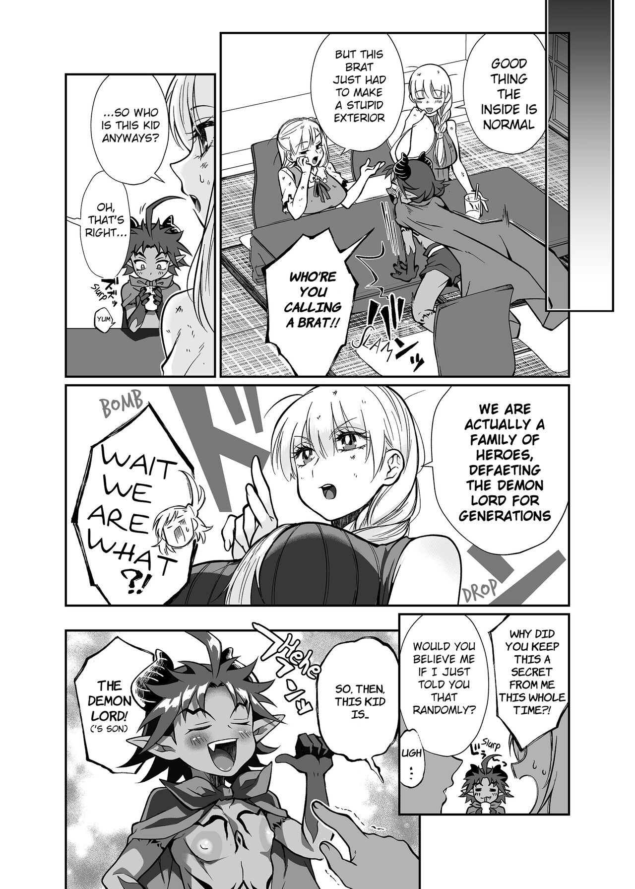 [Junk Food (Teritama Potekora)]Maou no Ore ga Yuusha ni Yarareru Wake ga Nee! | There's no way I, The Demon Lord got Screwed by the Hero![English] [Digital] Page 10