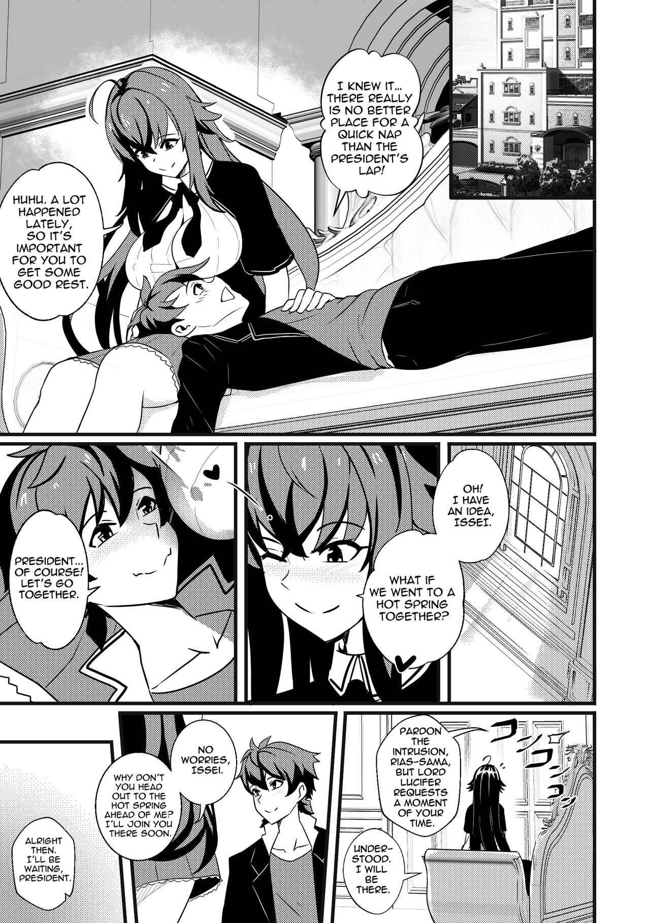 [Merkonig]B-Trayal 47 Yasaka(High School DxD) [English] [Decensored] Page 2