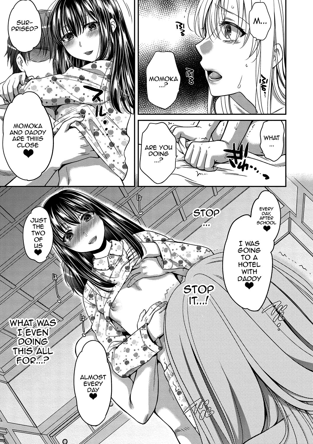 [Harusawa]Nisemono Kazoku - Gifu ni Ochite Iku Musume | Daughter Falling Into Stepfather[English] {Doujins.com} [Digital] Page 57