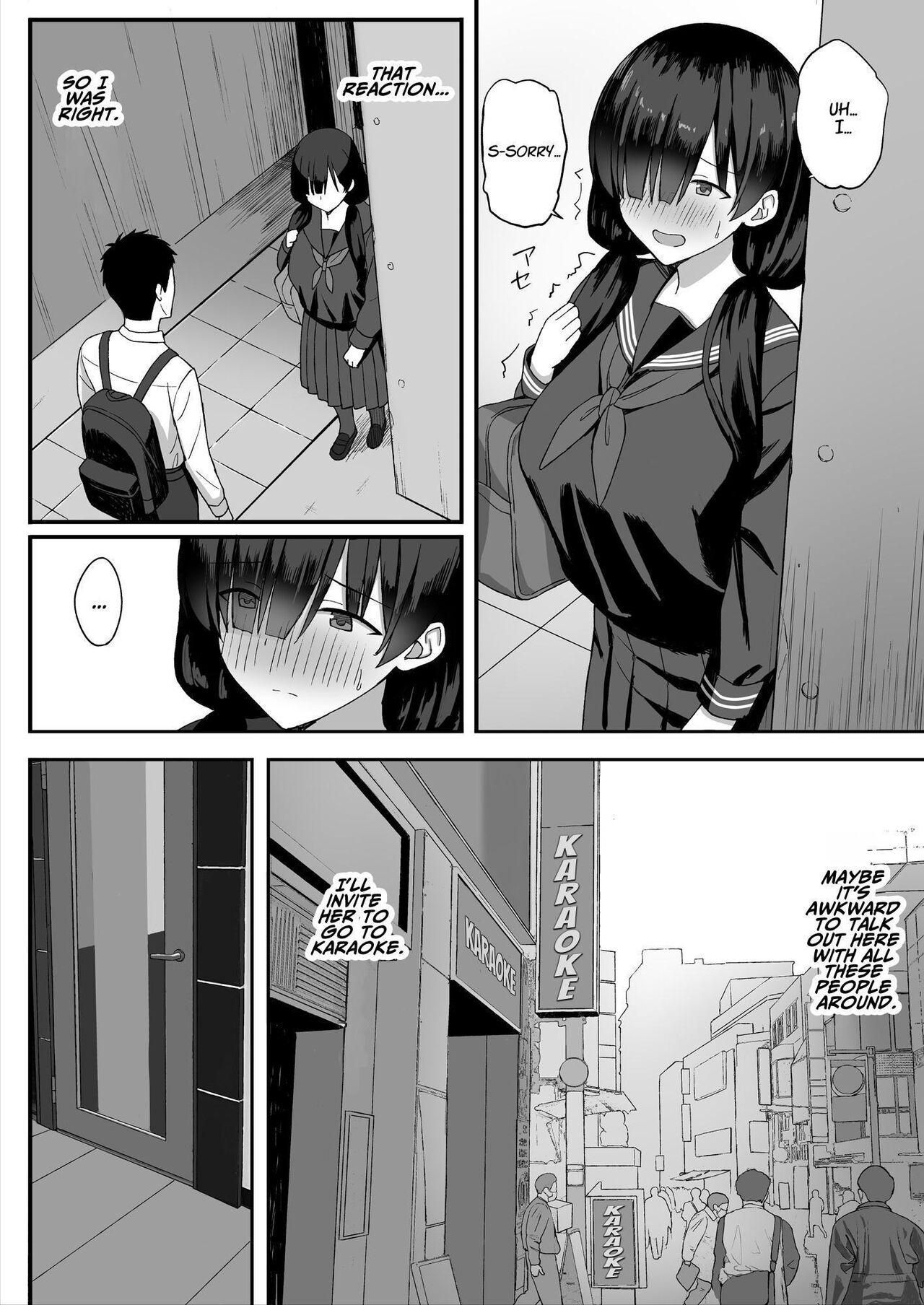 [Hiyori Hamster]Jimi Kyonyuu No Stalker Onna Ni Gokuhaku Saretanode Yarimakutte Mita Hanashi | I Was Confessed To By A Plain Busty Stalker Girl, So I Fucked Her Like Crazy[English] [ADTL] Page 9