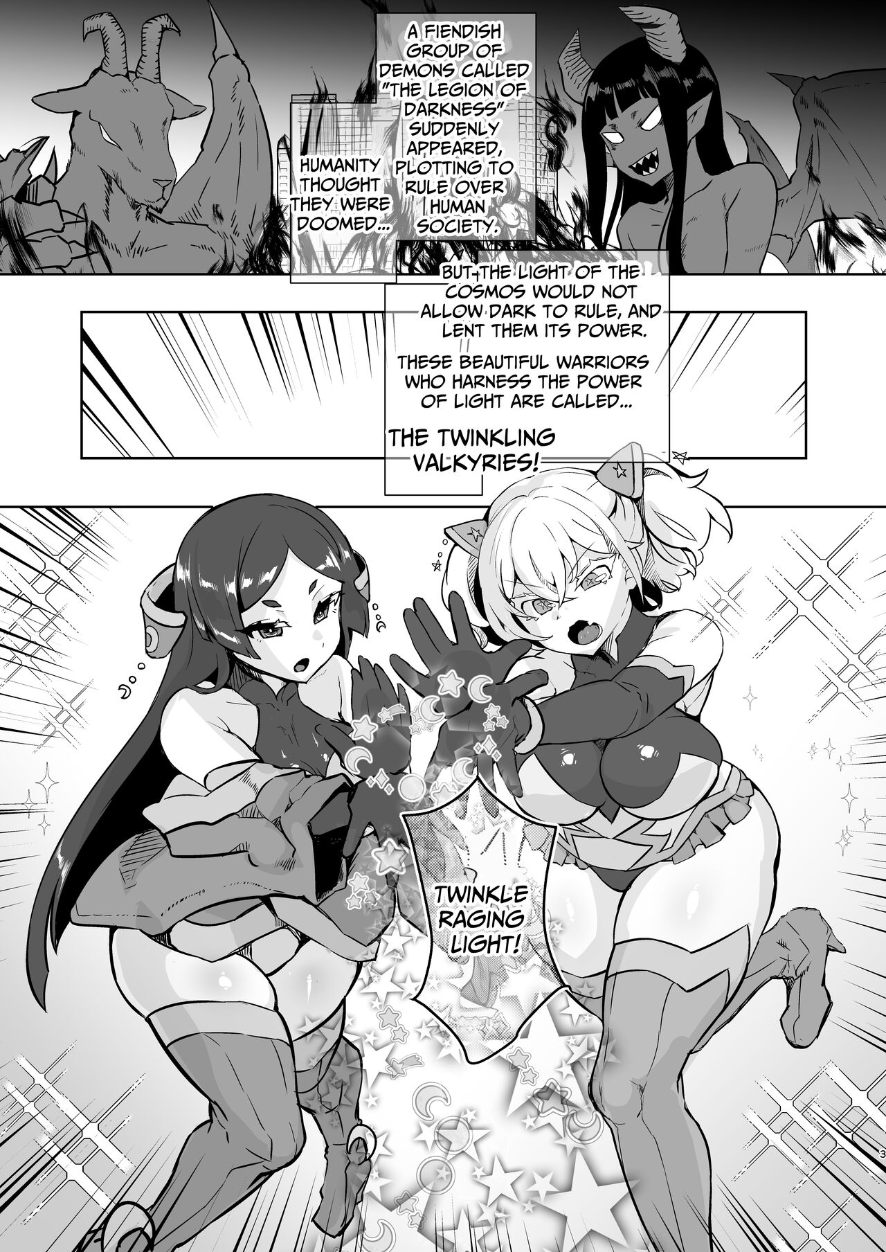 [Aburanabeshiki (puru)]Aku no Onna Kanbu Seigi Ochi | Evil Lady Executive Falls To Justice[English] [DoubleBunny] [Digital] Page 3