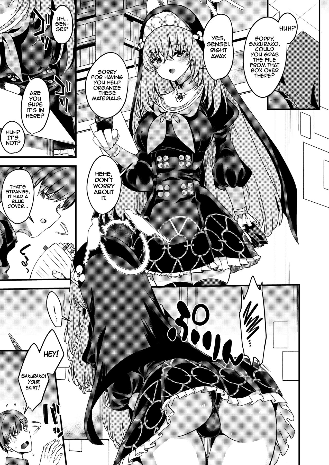 [Ryuukakusan Nodoame (Gokubuto Mayuge)]Sakurako-sama wa Nani mo Shiranai | Sakurako Doesn't Know(Blue Archive) [English] [LunaticSeibah] [Digital] Page 2