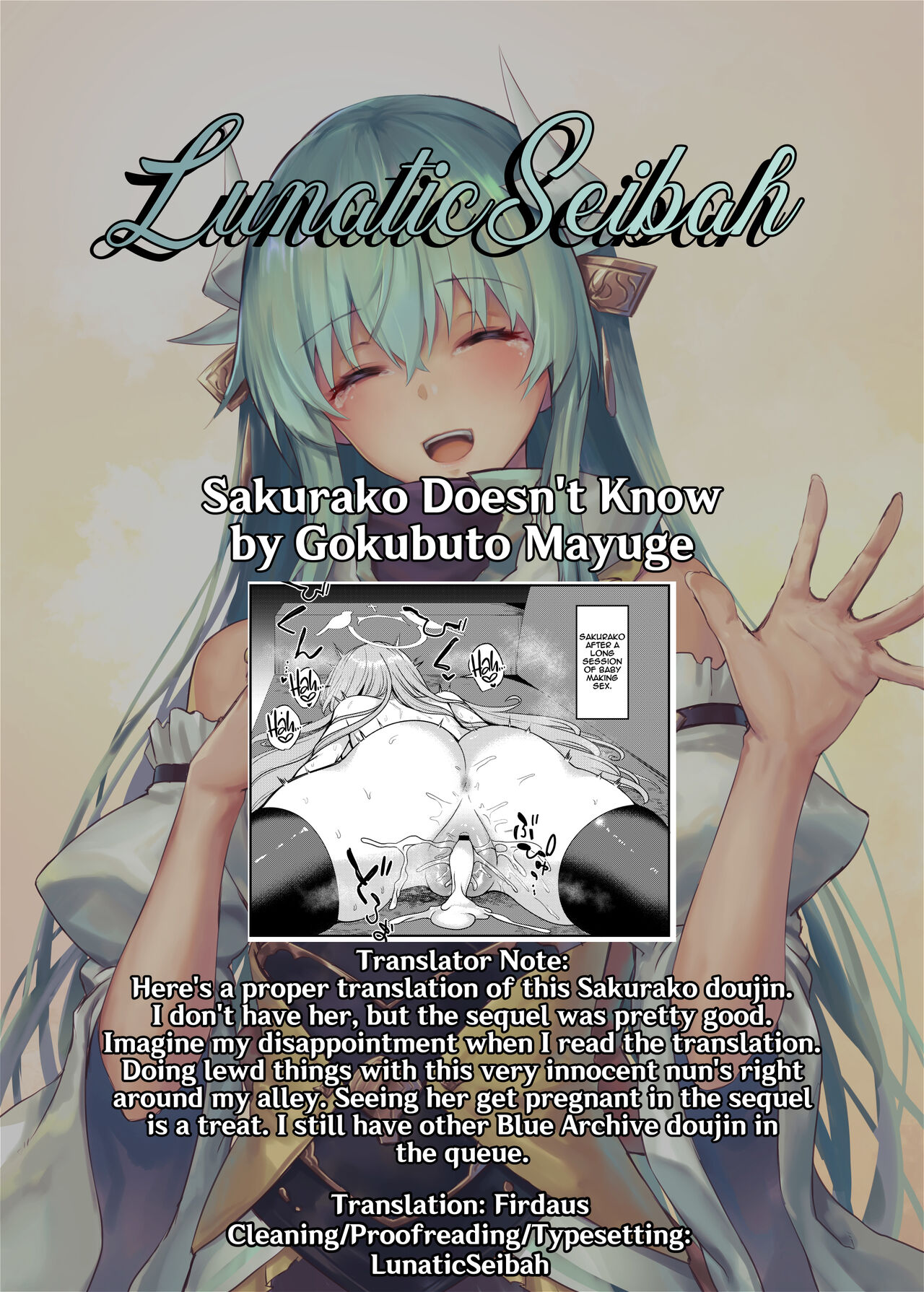 [Ryuukakusan Nodoame (Gokubuto Mayuge)]Sakurako-sama wa Nani mo Shiranai | Sakurako Doesn't Know(Blue Archive) [English] [LunaticSeibah] [Digital] Page 26