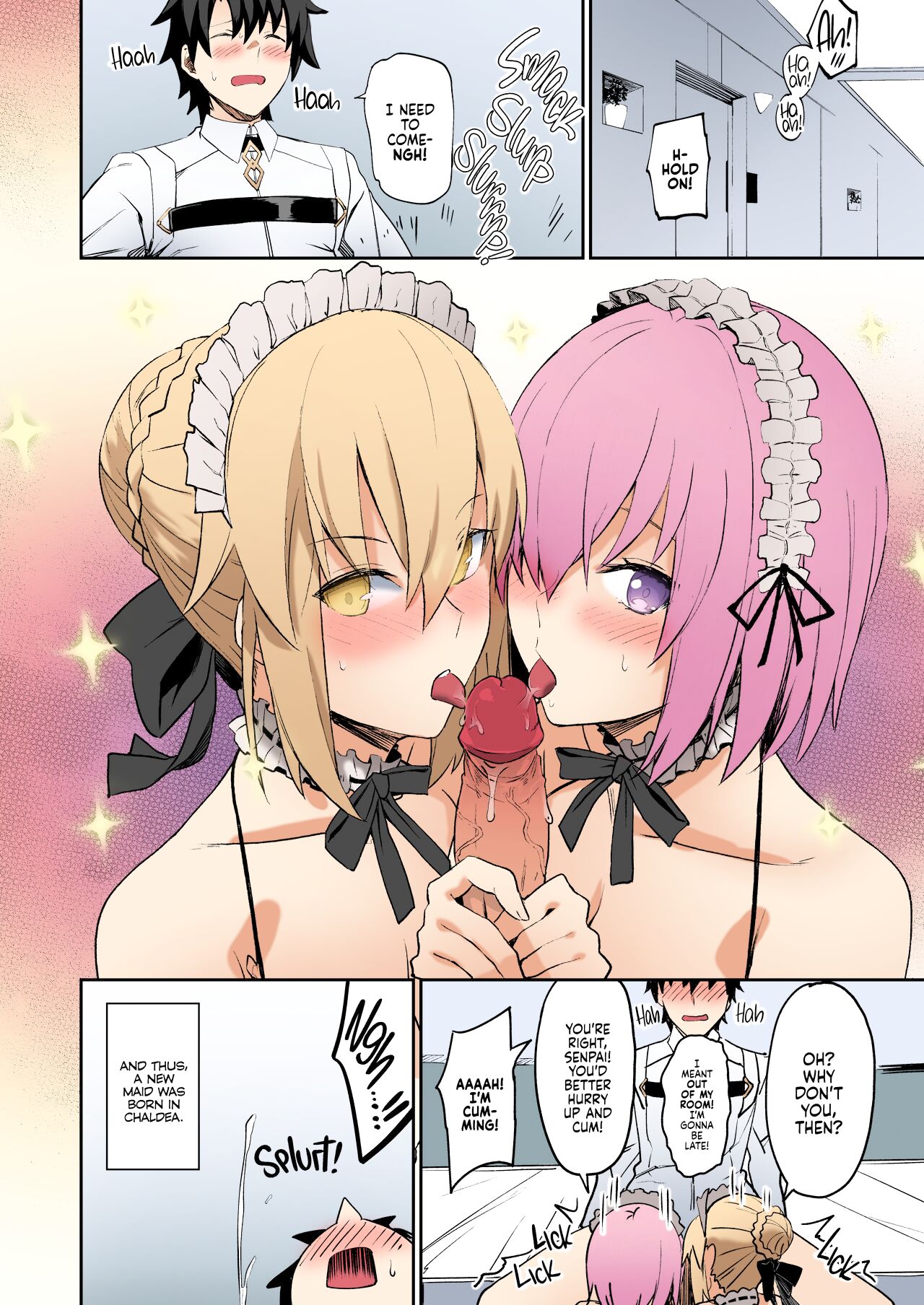 [LOFLAT (Prime)]Maid to Kouhai Dochira ga Okonomi? | MAID vs KOUHAI: Which Do You Prefer?(Fate/Grand Order) [English] [2d-market.com] [Colorized] [Decensored] [Digital] Page 18