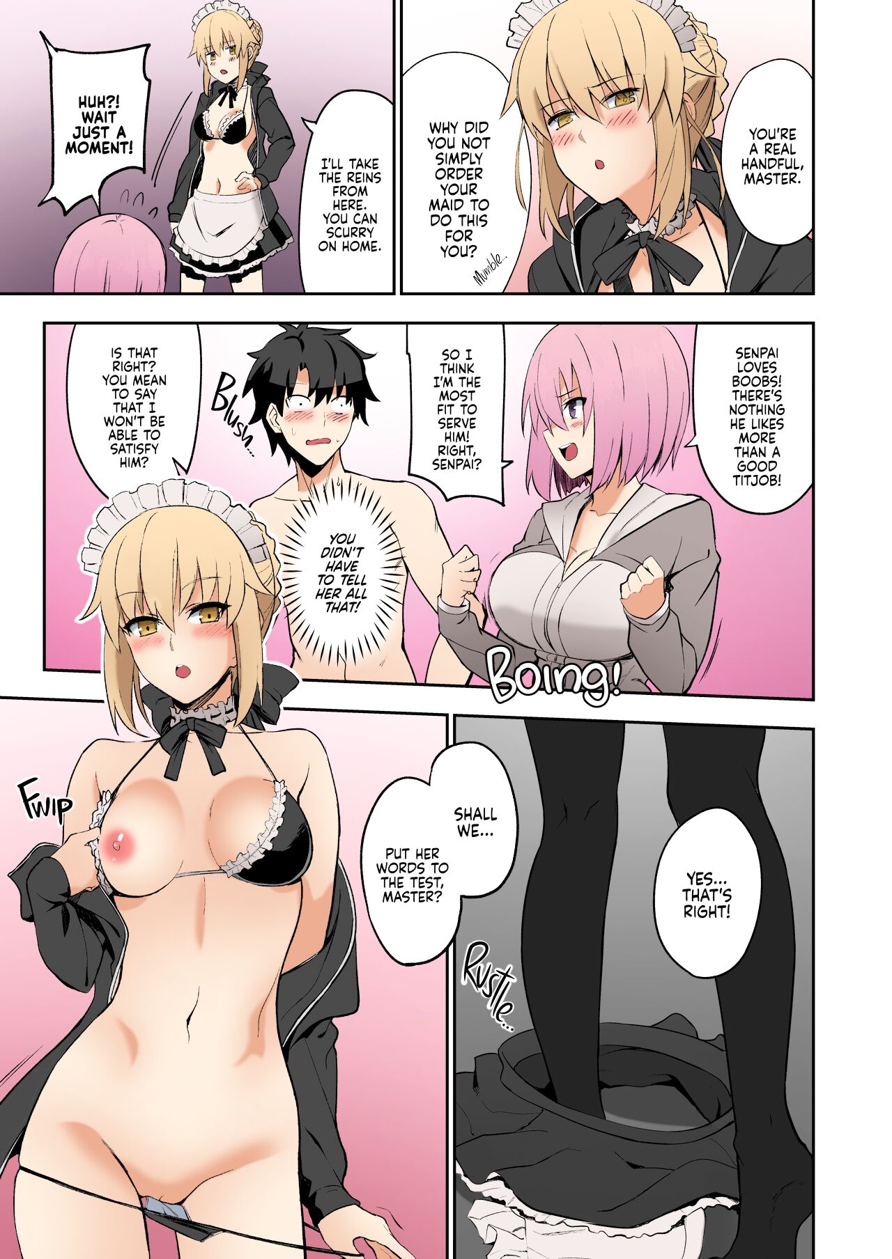 [LOFLAT (Prime)]Maid to Kouhai Dochira ga Okonomi? | MAID vs KOUHAI: Which Do You Prefer?(Fate/Grand Order) [English] [2d-market.com] [Colorized] [Decensored] [Digital] Page 7