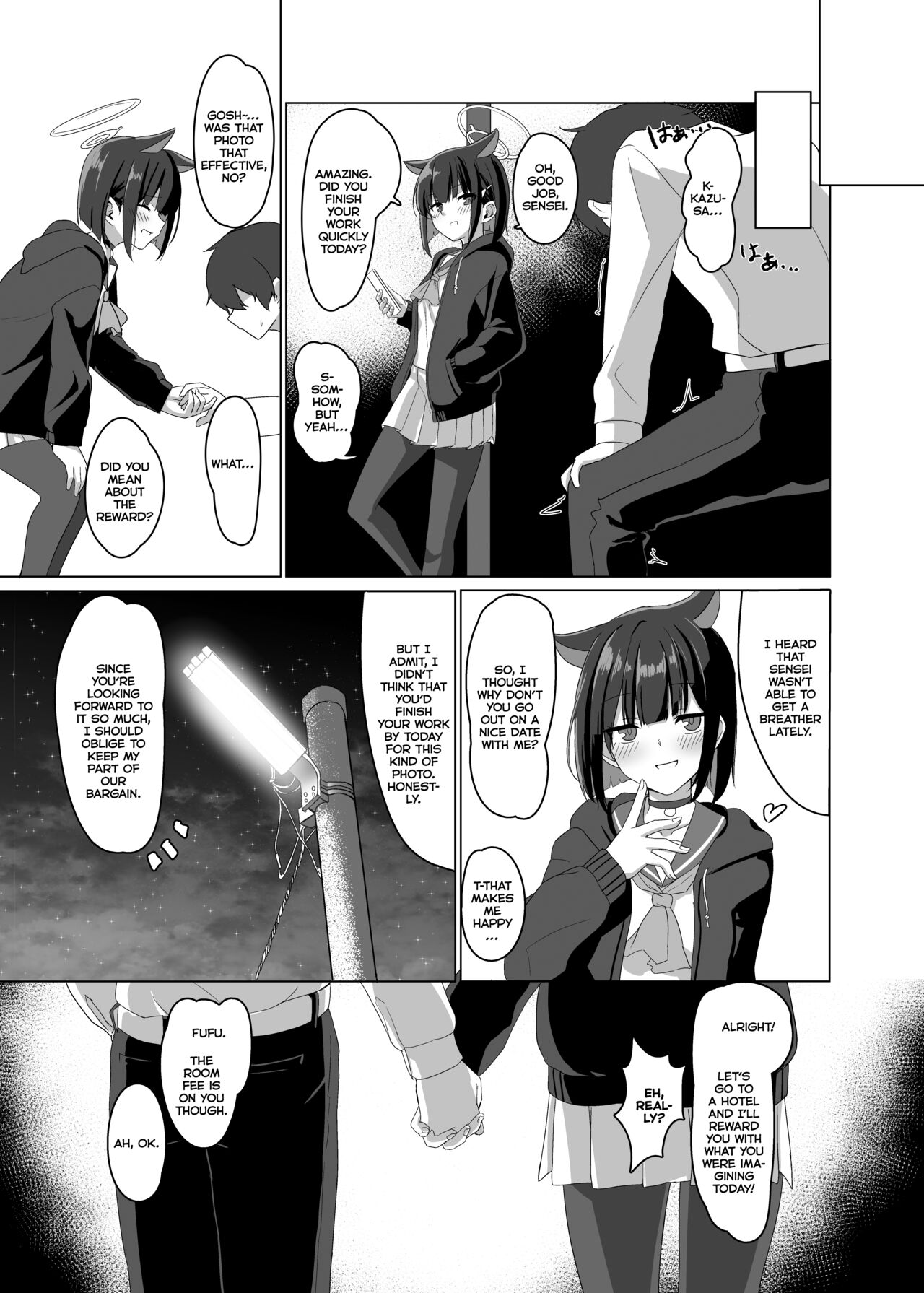 [Jikabi Baisen (Kazesaki Furea)]Kyouyama Kazusa no Sensei Kouryakujutsu(Blue Archive) [English] [Digital] Page 4