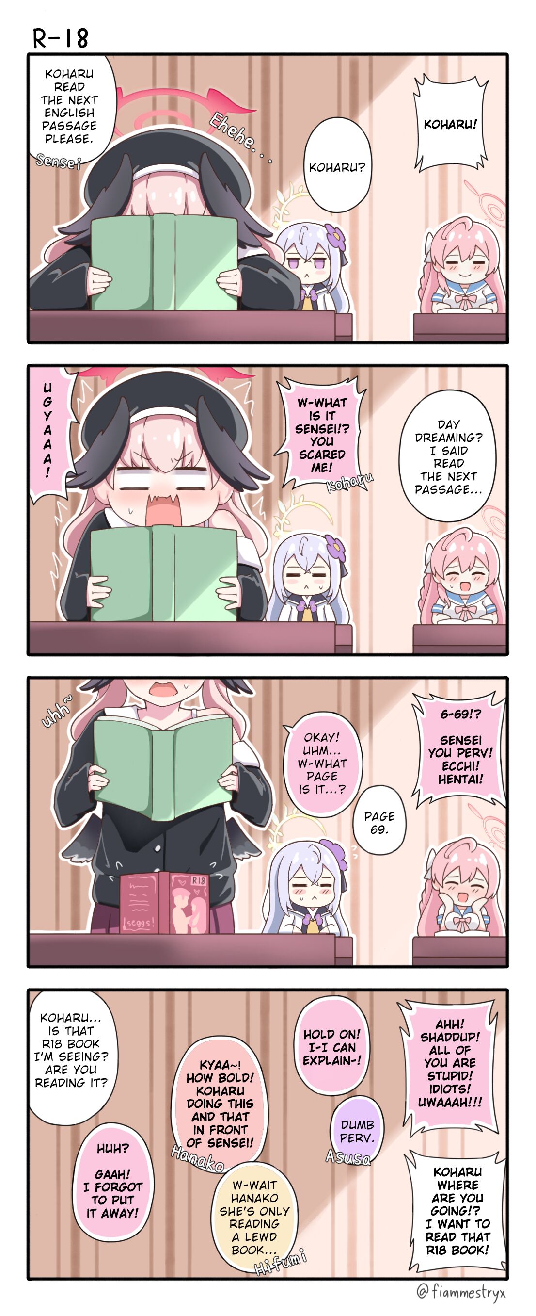 Pixiv Manga『stryx』(Blue Archive) Page 9