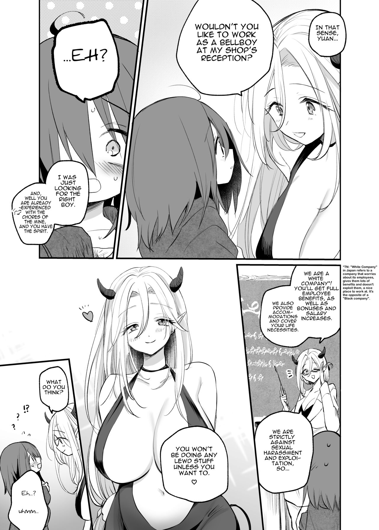 [Tetsukazuno ao (Emilio)]Kyonyuu Succubus ni Zenzaisan de Fudeoroshi o Tanonda Kekka...?[English] Page 29