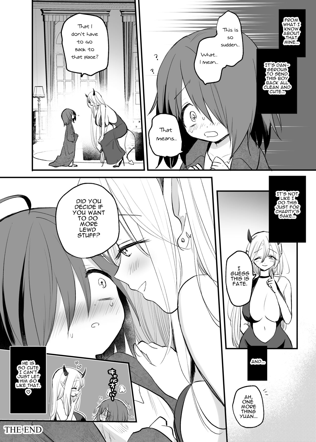 [Tetsukazuno ao (Emilio)]Kyonyuu Succubus ni Zenzaisan de Fudeoroshi o Tanonda Kekka...?[English] Page 30