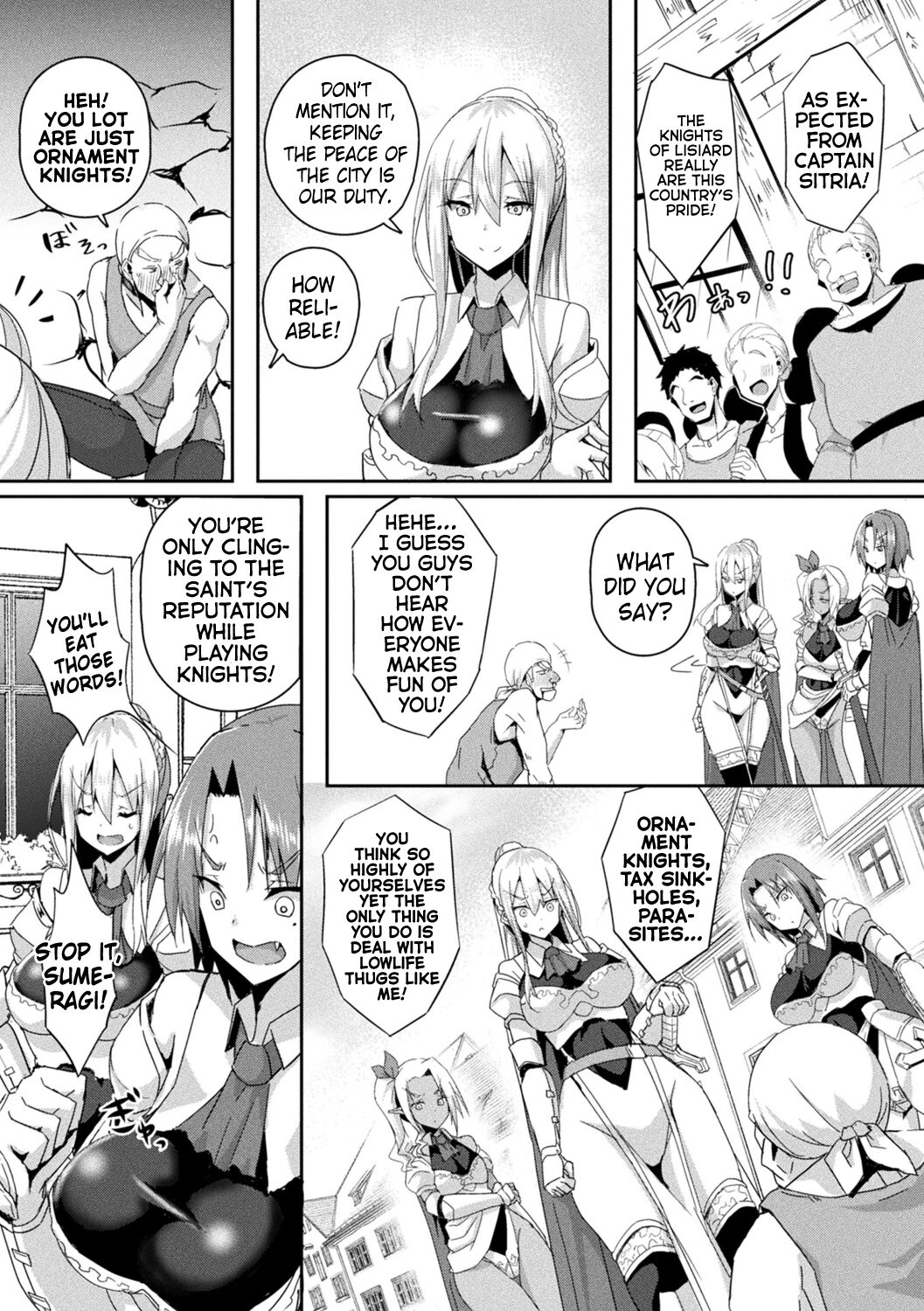 [Minatoyo]Shangri-La No Kumotsu -Onna Kishi Reizoku Tan- | Shangri-La's Offering -Tale of a Female Knight's Enslavement- Episode 1[English] [Kinsei Translations] [Digital] Page 3