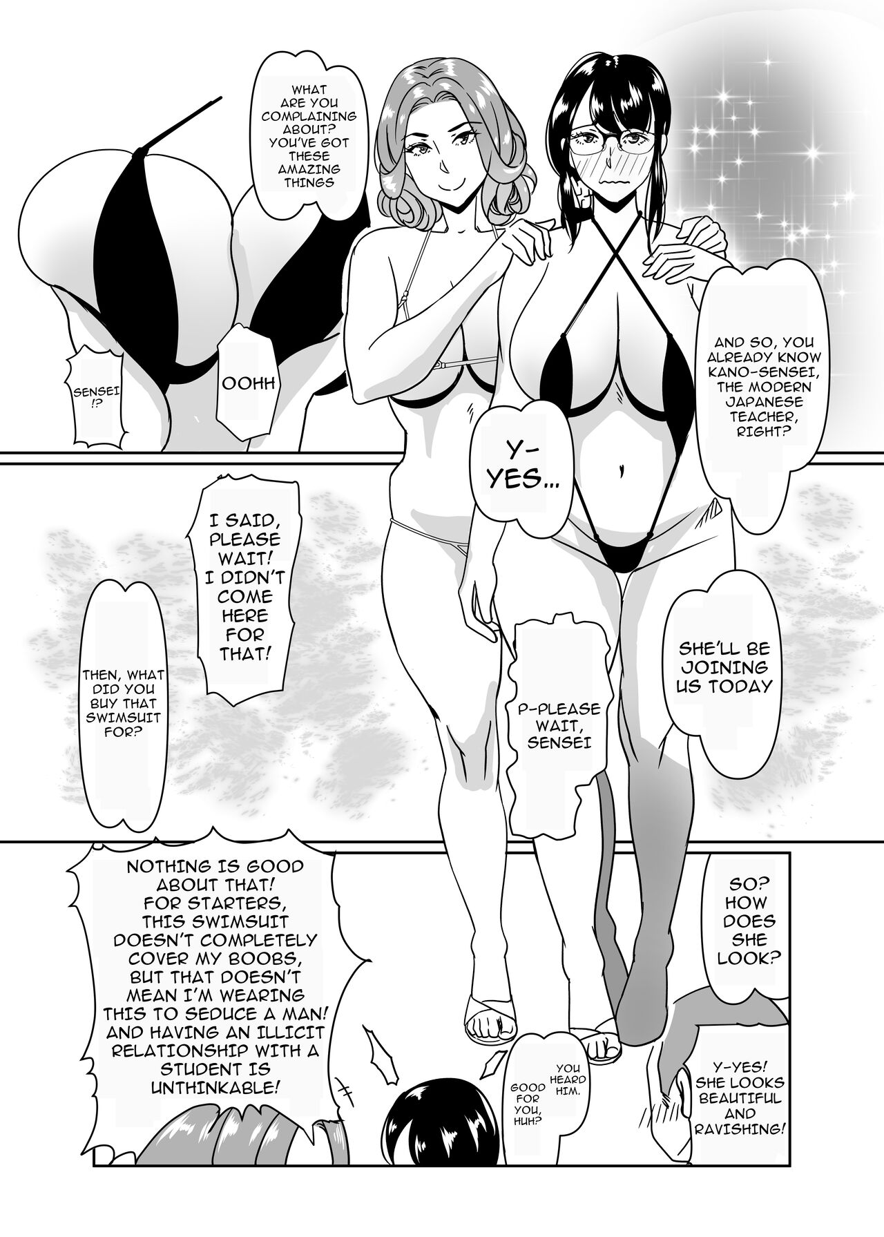 [Hamasei (Tetsukui)]Poolside de Sensei-tachi to Tanoshindemasu 2 | Having Fun With The Teachers By The Poolside 2[English] {Doujins.com} [Digital] Page 5