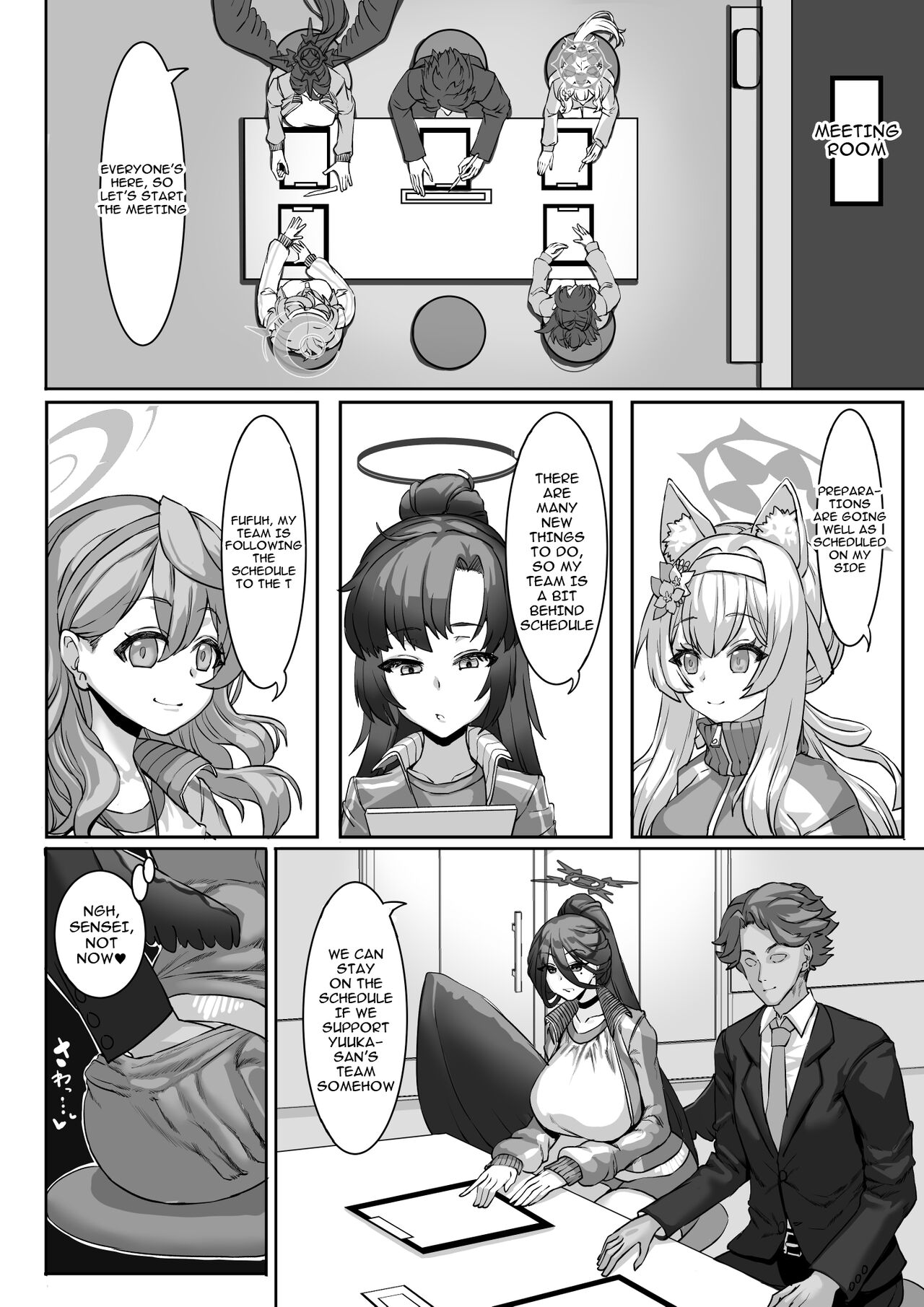[Kekecharcoal BOX (Kekecharcoal)]Sensei!? Sonna Kankei Ari desu ka!? 2  | Sensei!? Is It Okay to Have That Kind of Relationship!? 2(Blue Archive) [English] {Doujins.com} [Digital] Page 10
