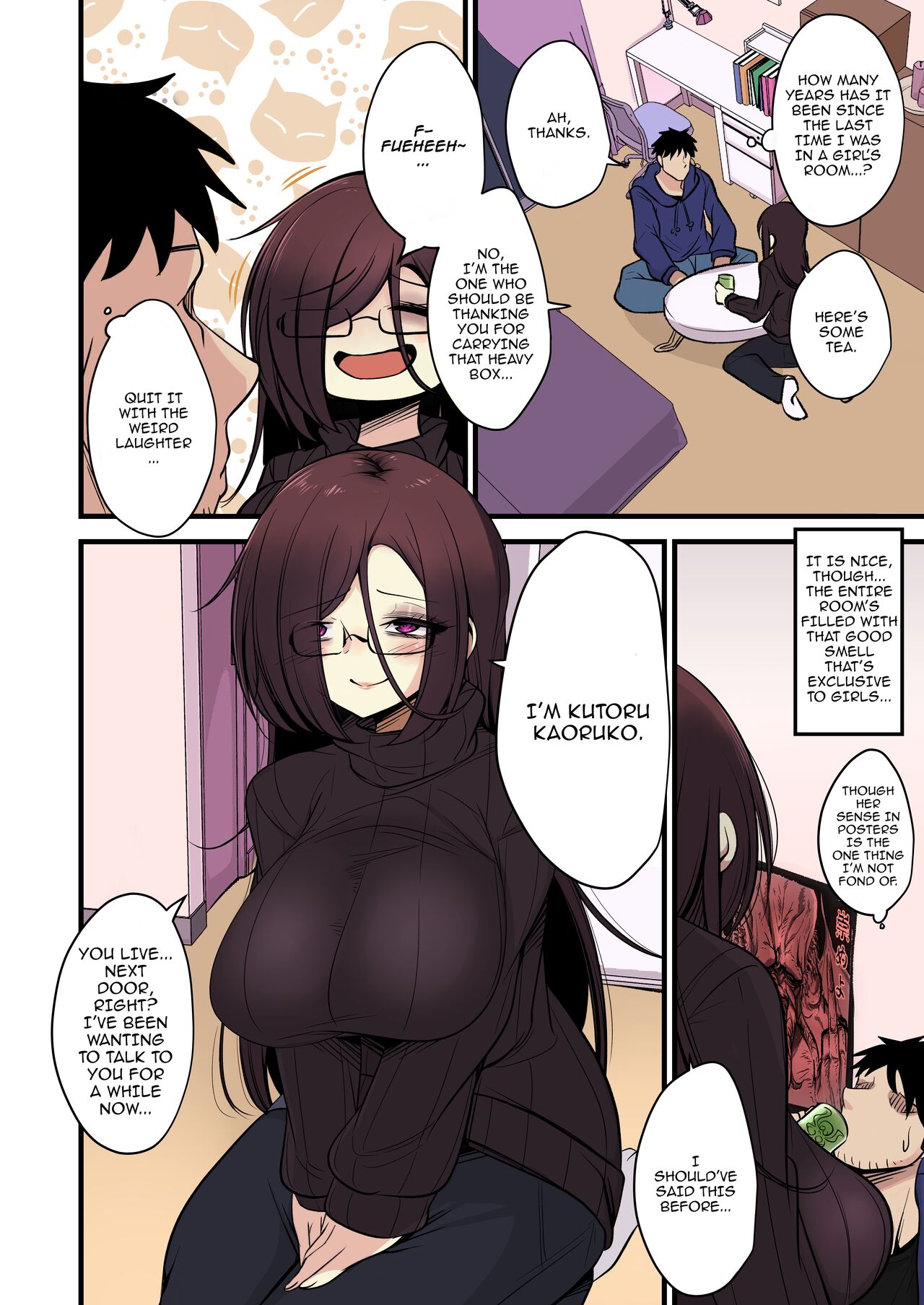 [Akagai (Mine Thrower)]Omome no Bakunyuu InCha Joshi wa Okirai desu ka | Do You Hate Clingy, Busty, Gloomy Girls?[English] {Doujins.com} [Colorized] [Decensored] Page 5