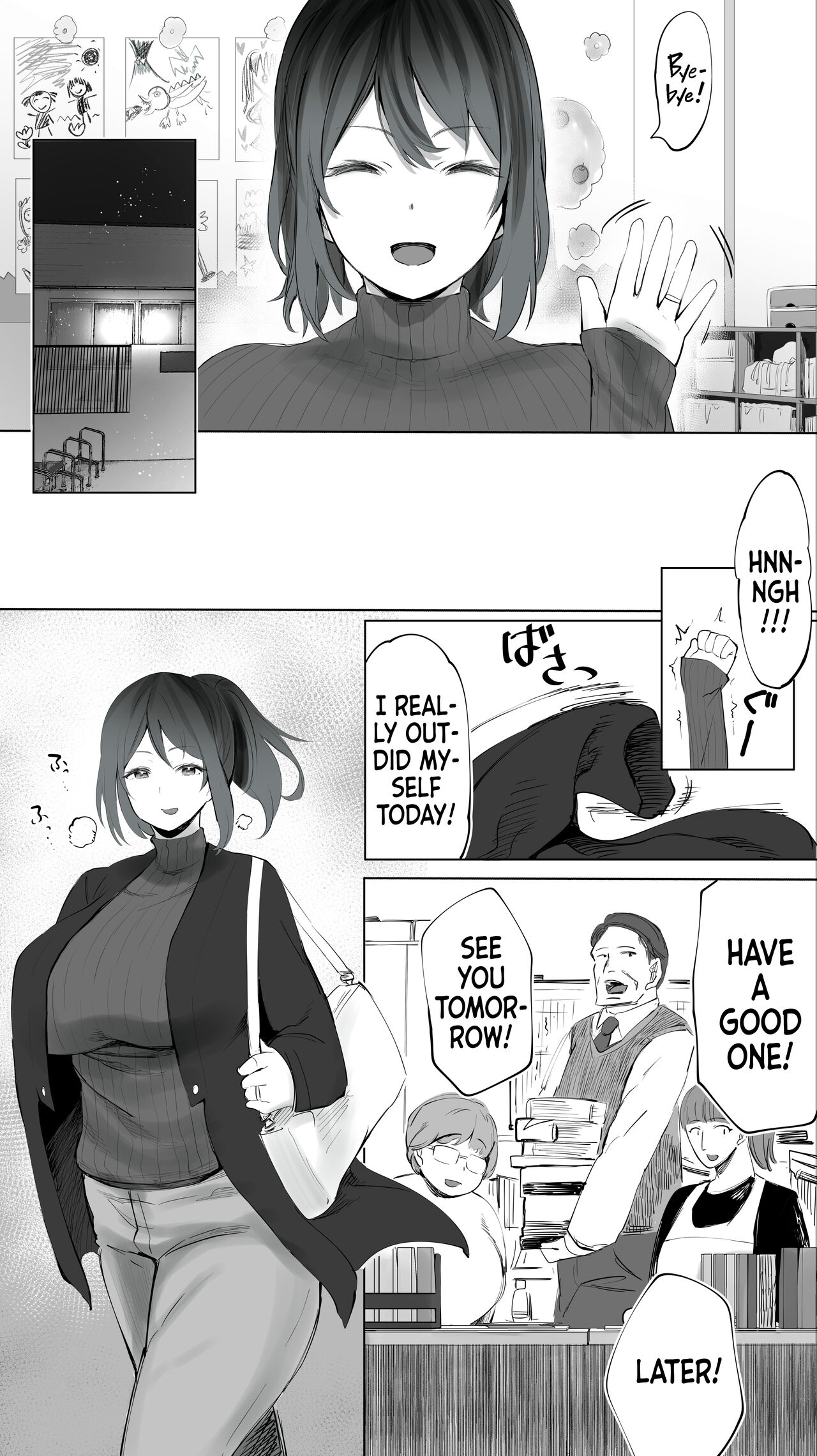 [STUDIO HUAN (Raidon)]Jimoto no Hametomo. "Kouhai no Hoikushi N" | My Hometown Fuck Buddy. Nursery Teacher N's Case.[English] [Team Rabu2] Page 6