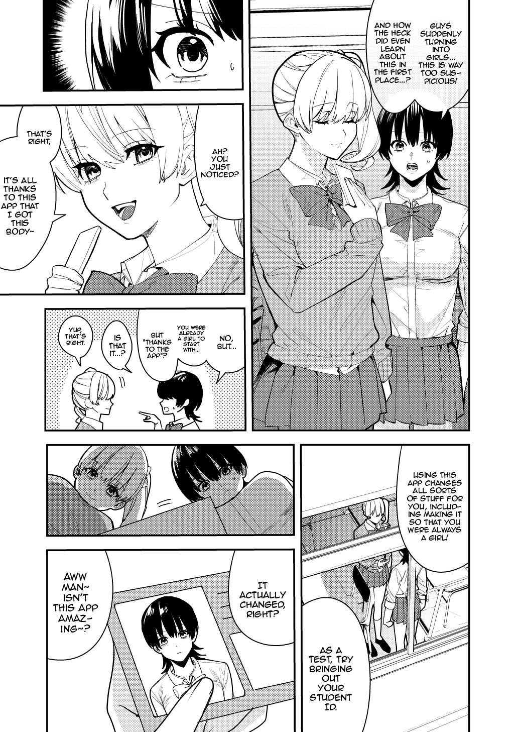[Amuai Okashi Seisakusho (Betty, Konozama)]Papakatsu Nyotaika de Tanoshiku Kasegu! | Having Fun and Earning Some Money by Prostituting Myself After Turning Into a Girl![English] {Doujins.com} Page 8