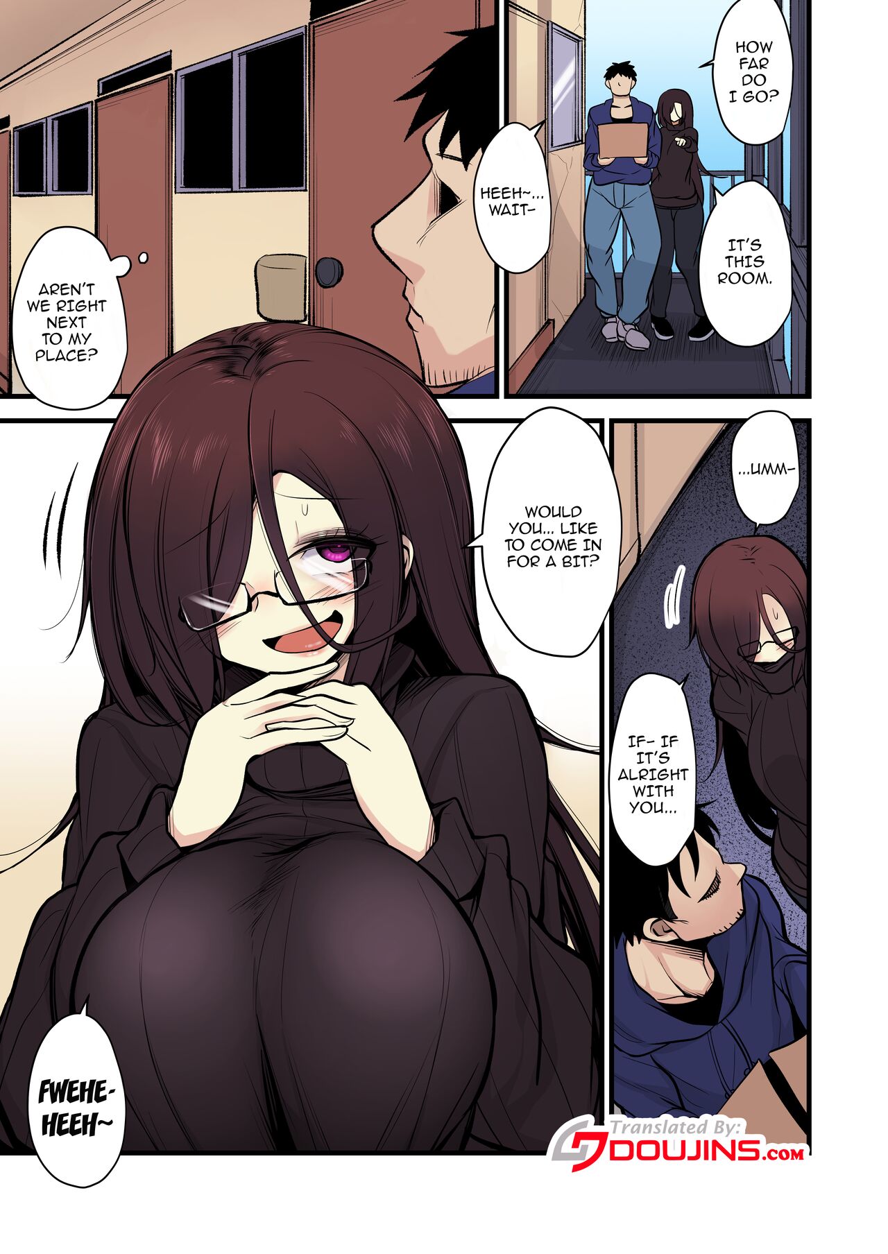 [Akagai (Mine Thrower)]Omome no Bakunyuu InCha Joshi wa Okirai desu ka | Do You Hate Clingy, Busty, Gloomy Girls?[English] {Doujins.com} [Colorized] [Decensored] Page 4