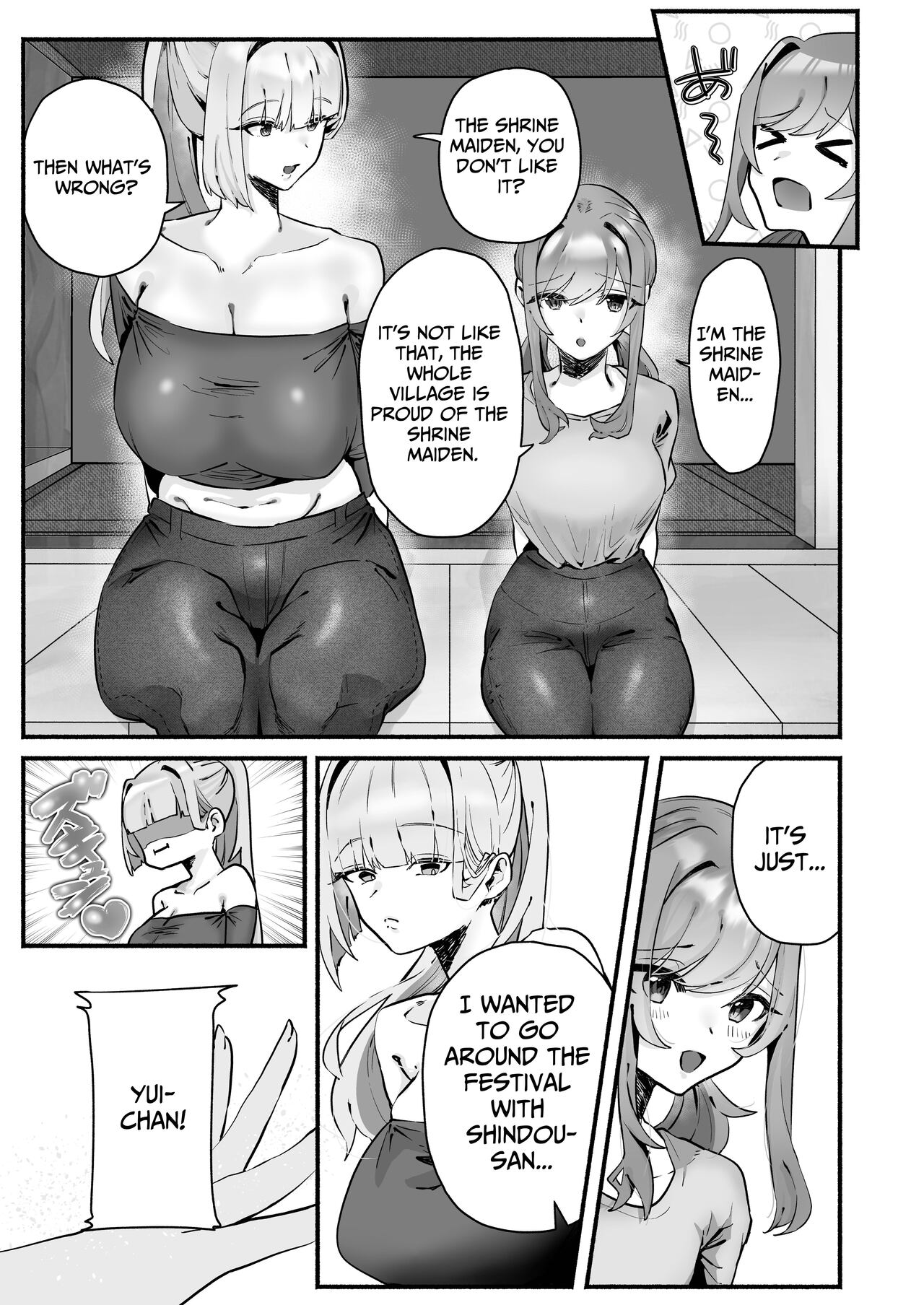 [Shafutsutei Shoudoku (Byakudan)]Inshuu no Aru Mura nite Watashi wa Koi o Shimashita | I Fell In Love In A Village With Lewd Customs[English] [Penguin Piper] [Digital] Page 19
