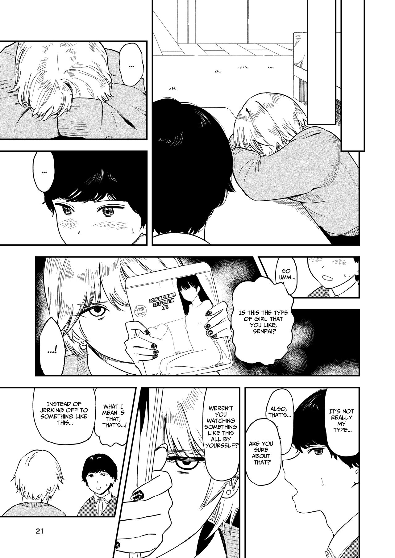 [Torii-Za (Torii Yoshitsuna)]Itsumo Sokkenai no ni Ecchi suru Toki dake "Suki! Sukiii!" tte Naru Kyonyuu Kouhai Gal[English] [Benri] Page 21